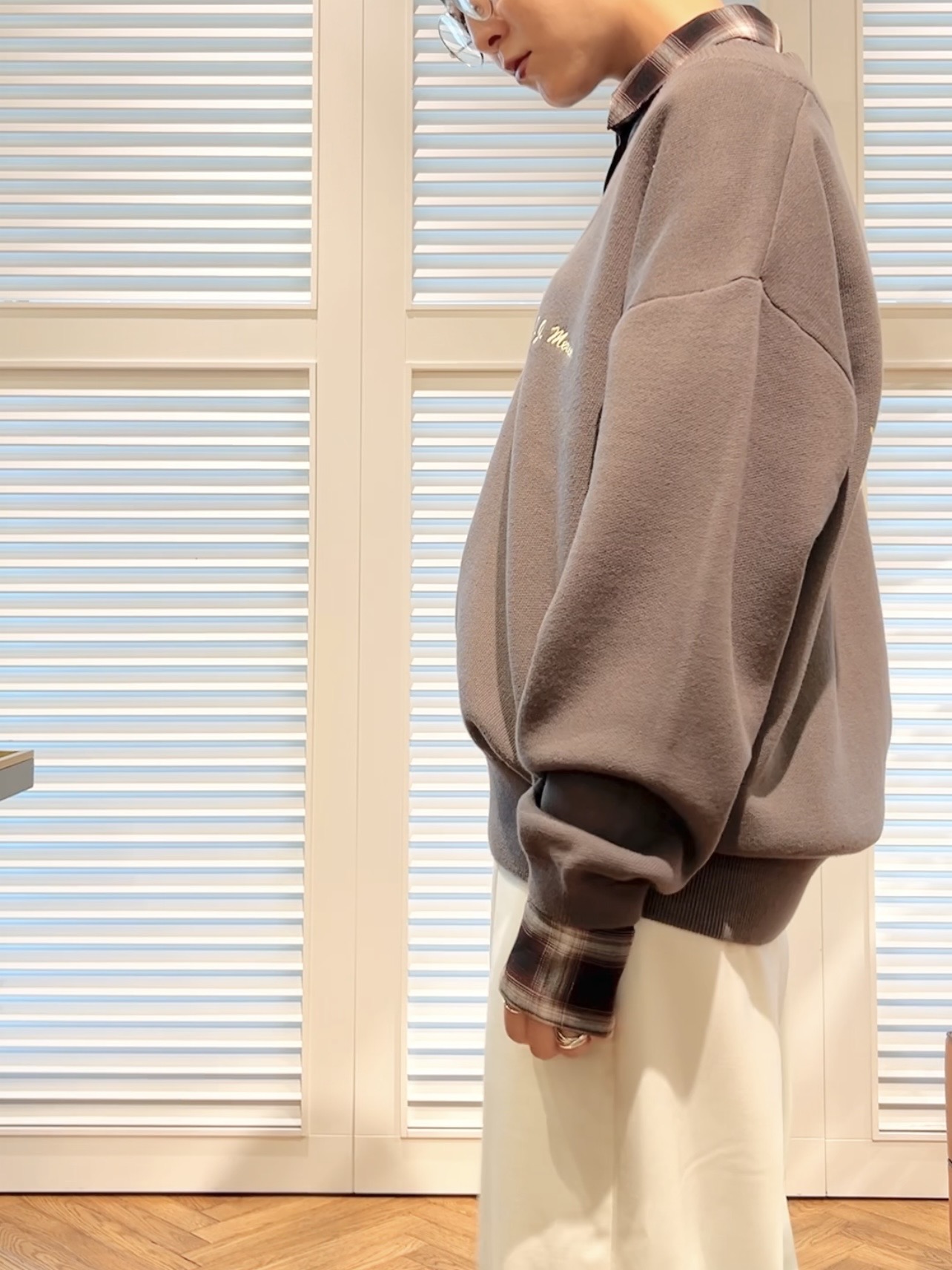 OCHIAIさんの「DRESSTERIOR｜【ウォッシャブル】ビエラオンブレチェックシャツ」を使ったコーディネート