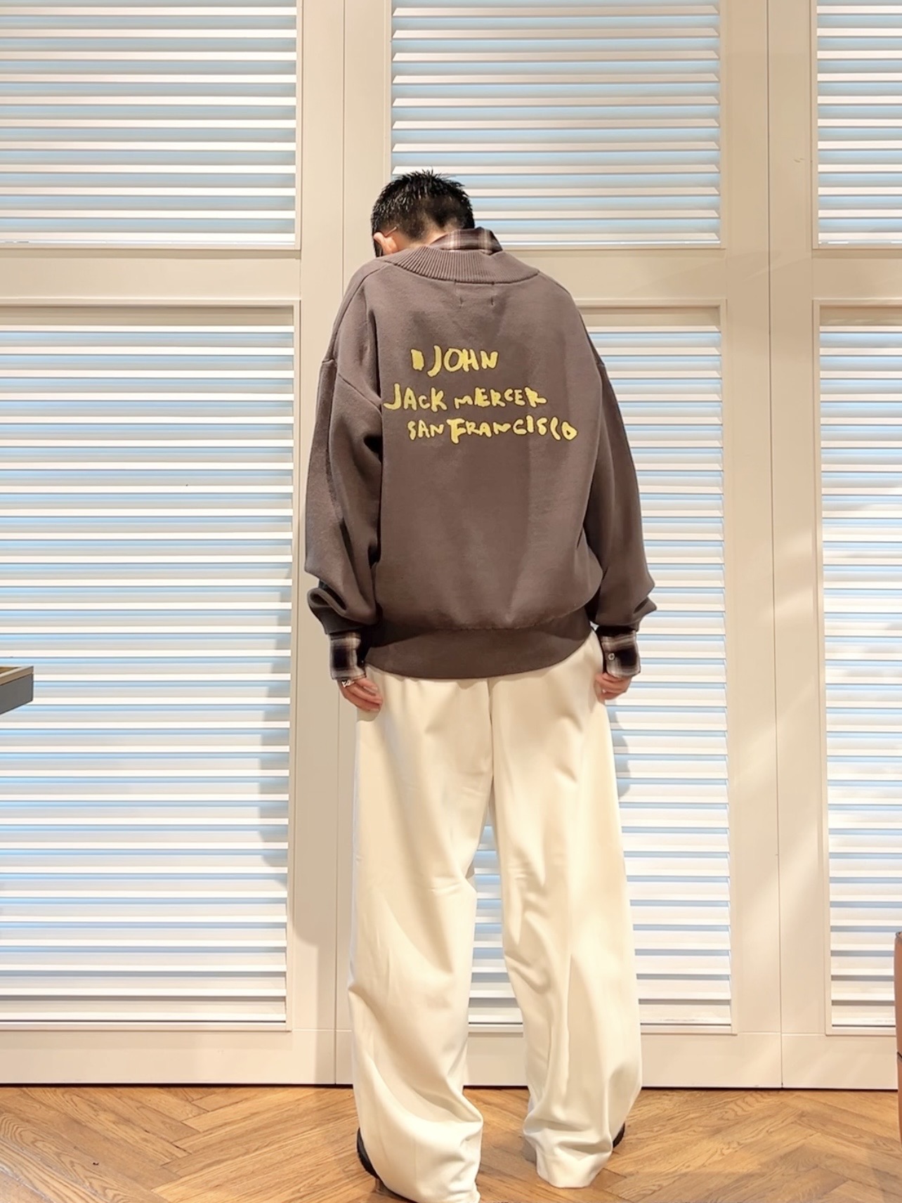 OCHIAIさんの「DRESSTERIOR｜【ウォッシャブル】ビエラオンブレチェックシャツ」を使ったコーディネート
