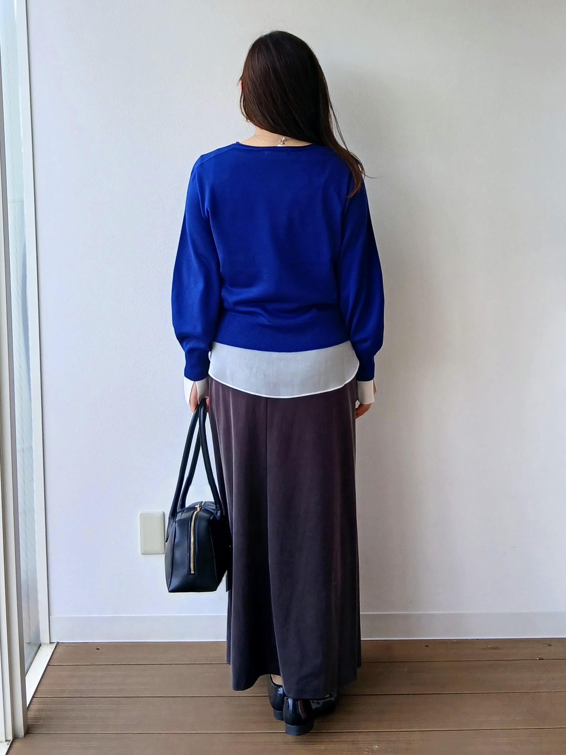 なみきさんの「UNTITLED｜【大人の抜け感/8色展開】ボリュームスリーブニットプルオーバー」を使ったコーディネート