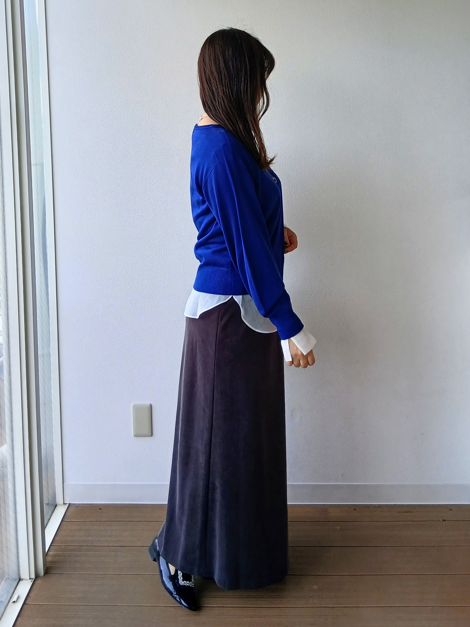 なみきさんの「UNTITLED｜【大人の抜け感/8色展開】ボリュームスリーブニットプルオーバー」を使ったコーディネート