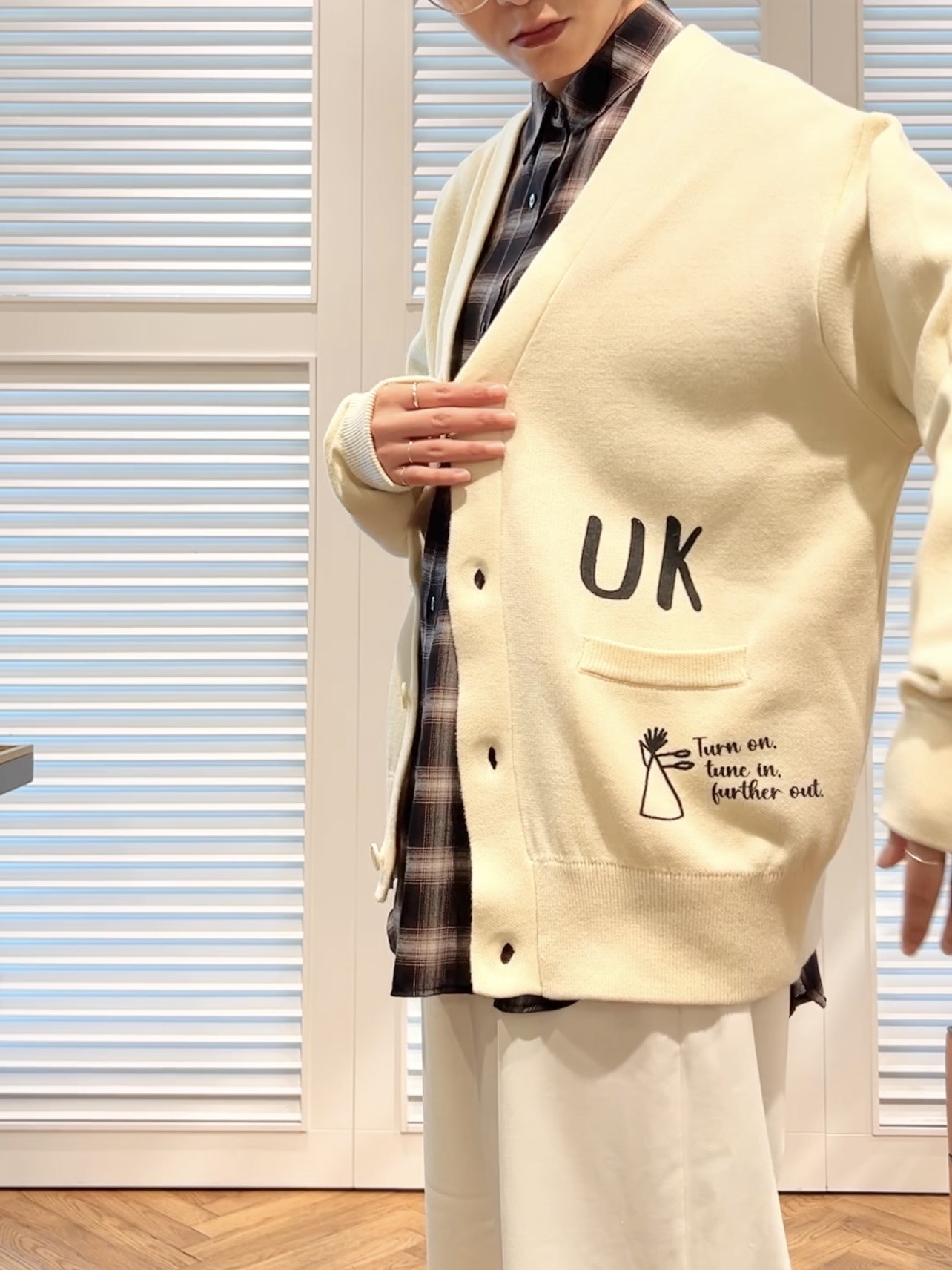 OCHIAIさんの「DRESSTERIOR｜【ウォッシャブル】ビエラオンブレチェックシャツ」を使ったコーディネート