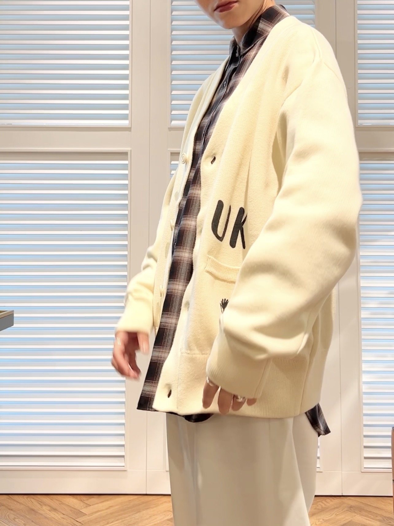 OCHIAIさんの「DRESSTERIOR｜【ウォッシャブル】ビエラオンブレチェックシャツ」を使ったコーディネート