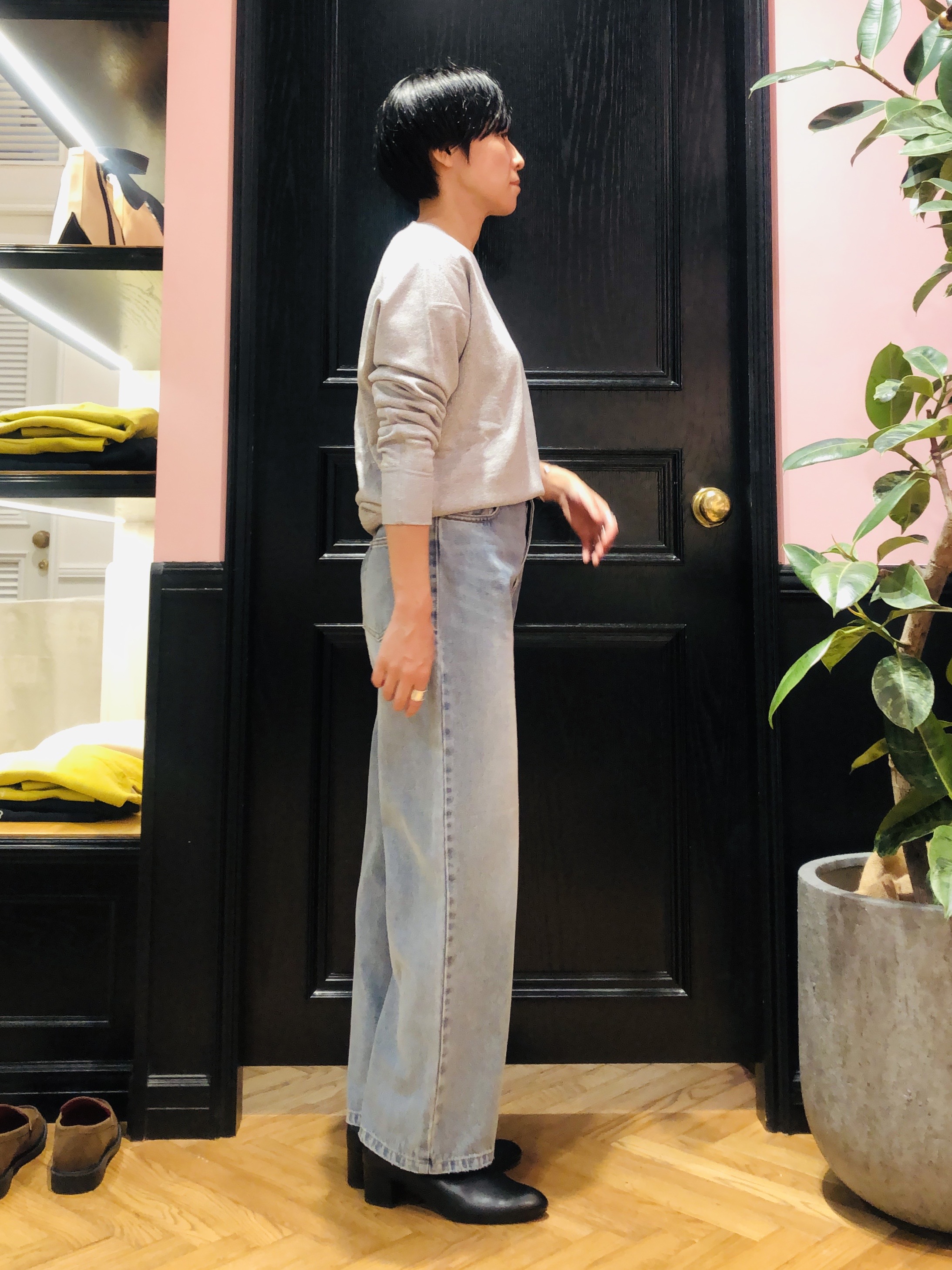 OGATAさんの「DRESSTERIOR｜ラメ裏毛 プルオーバー」を使ったコーディネート