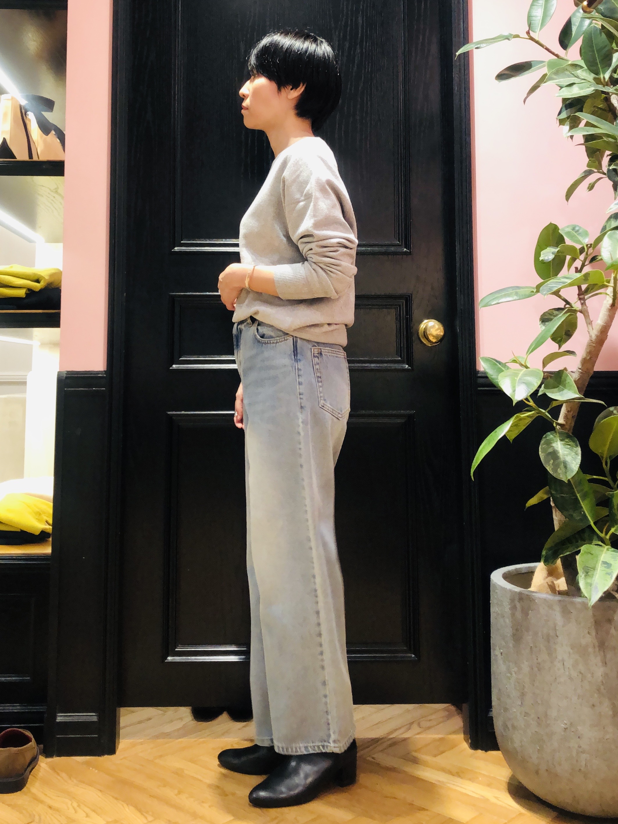 OGATAさんの「DRESSTERIOR｜ラメ裏毛 プルオーバー」を使ったコーディネート