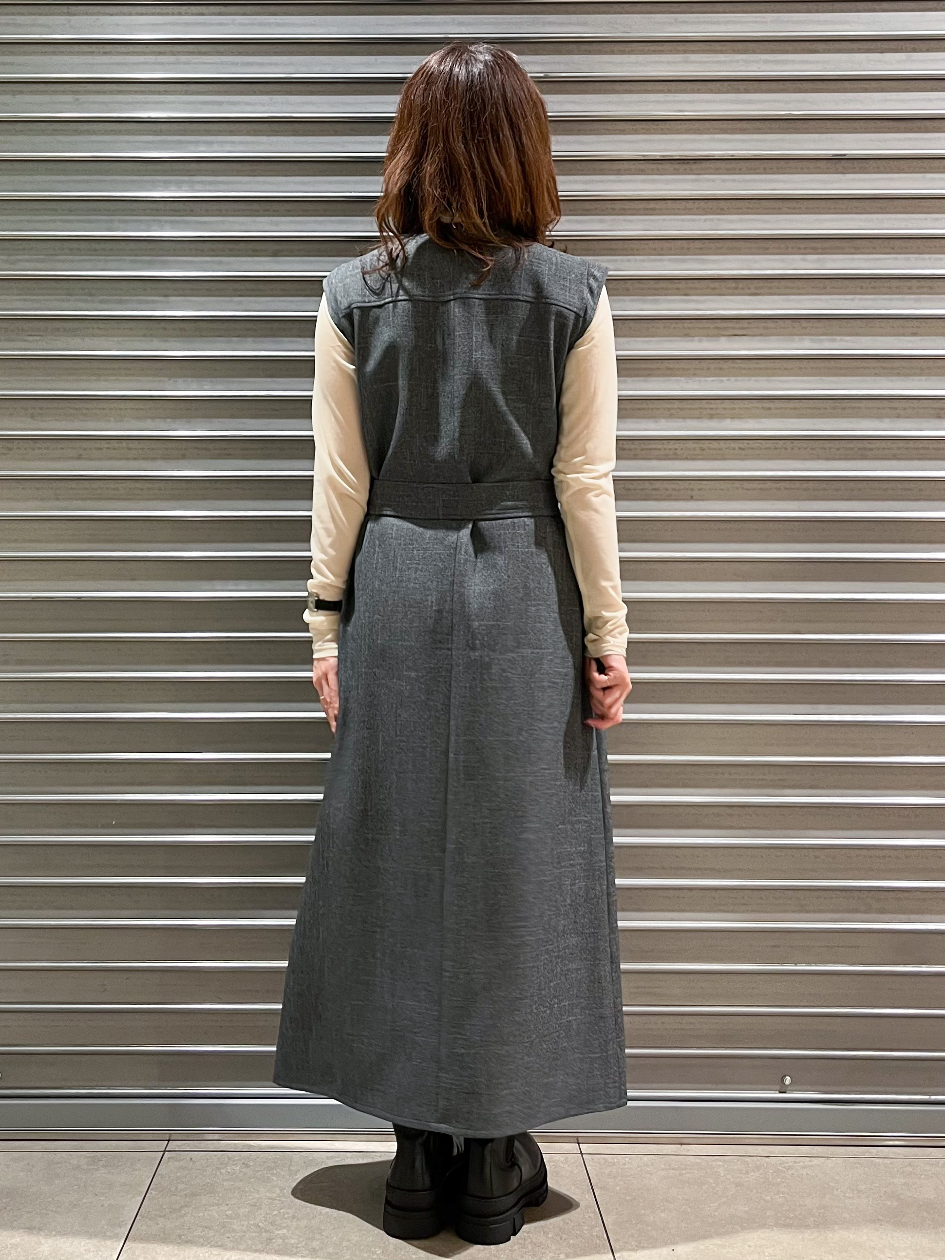 じゅんさんの「DRESSTERIOR｜【ウォッシャブル】ツイードライクワンピース」を使ったコーディネート