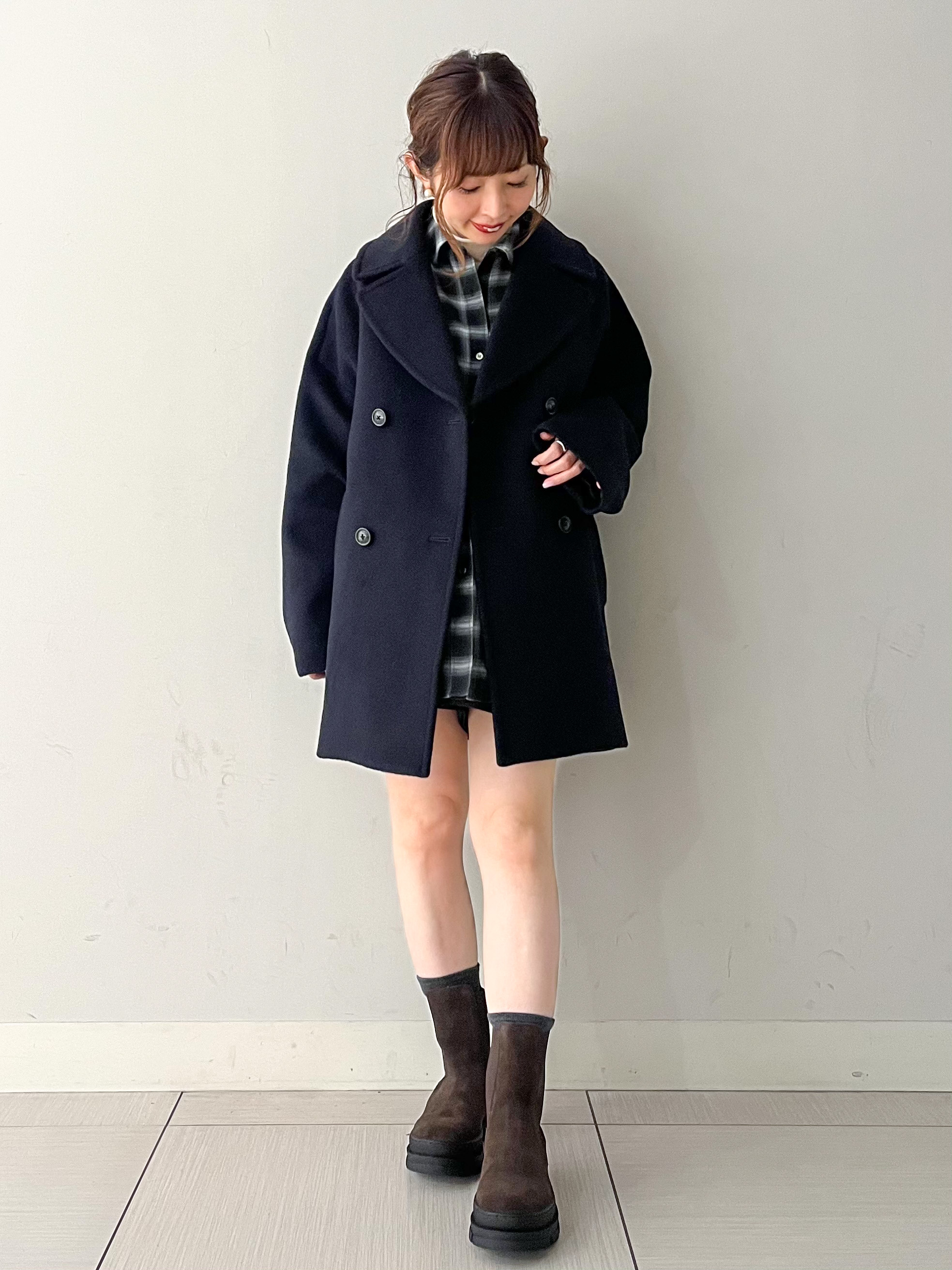 じゅんさんの「DRESSTERIOR｜【ウォッシャブル】ビエラオンブレチェックシャツ」を使ったコーディネート
