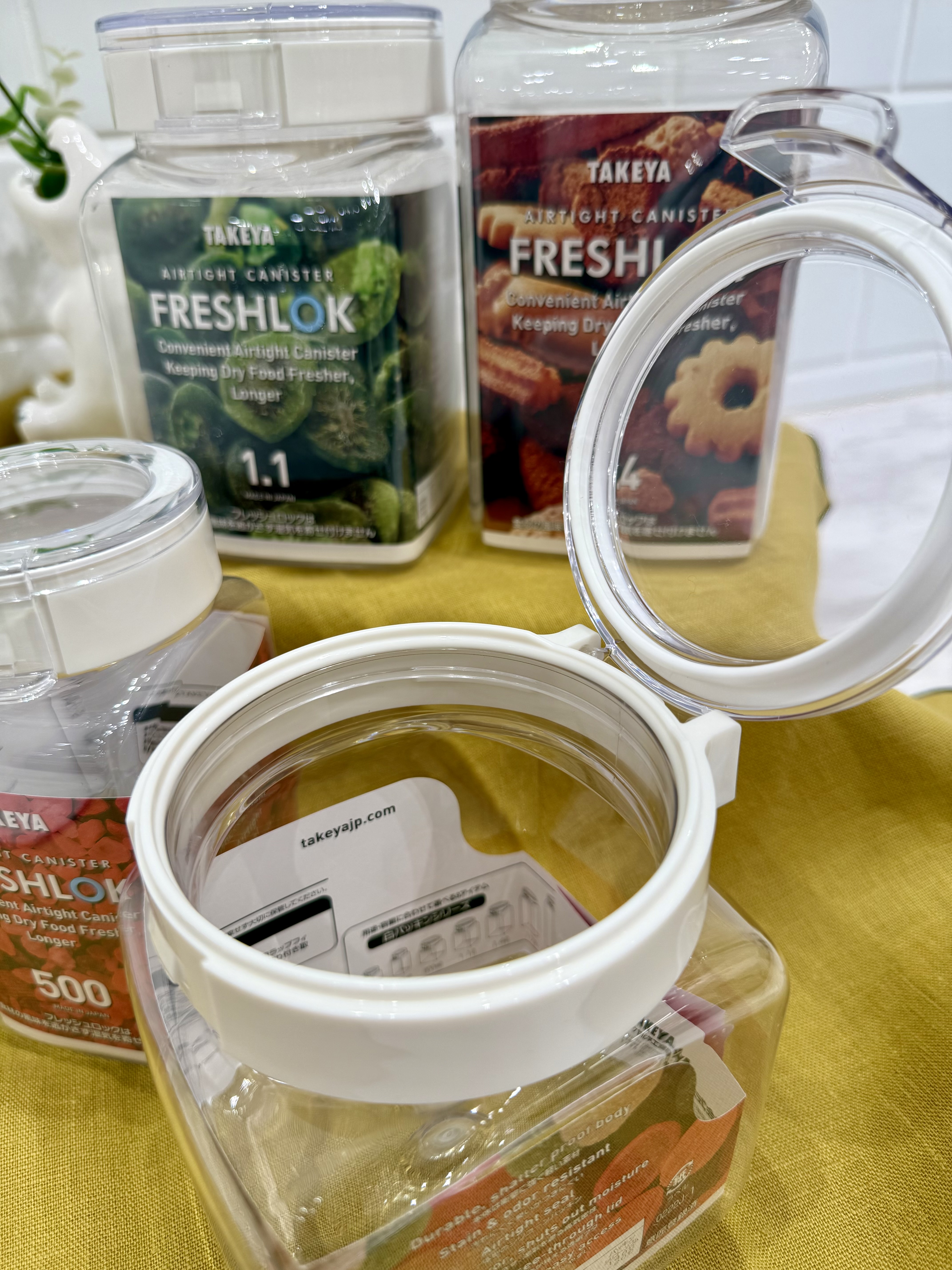 きのこさんの「212 KITCHEN STORE｜フレッシュロック 角型 1.4L WH」を使ったコーディネート