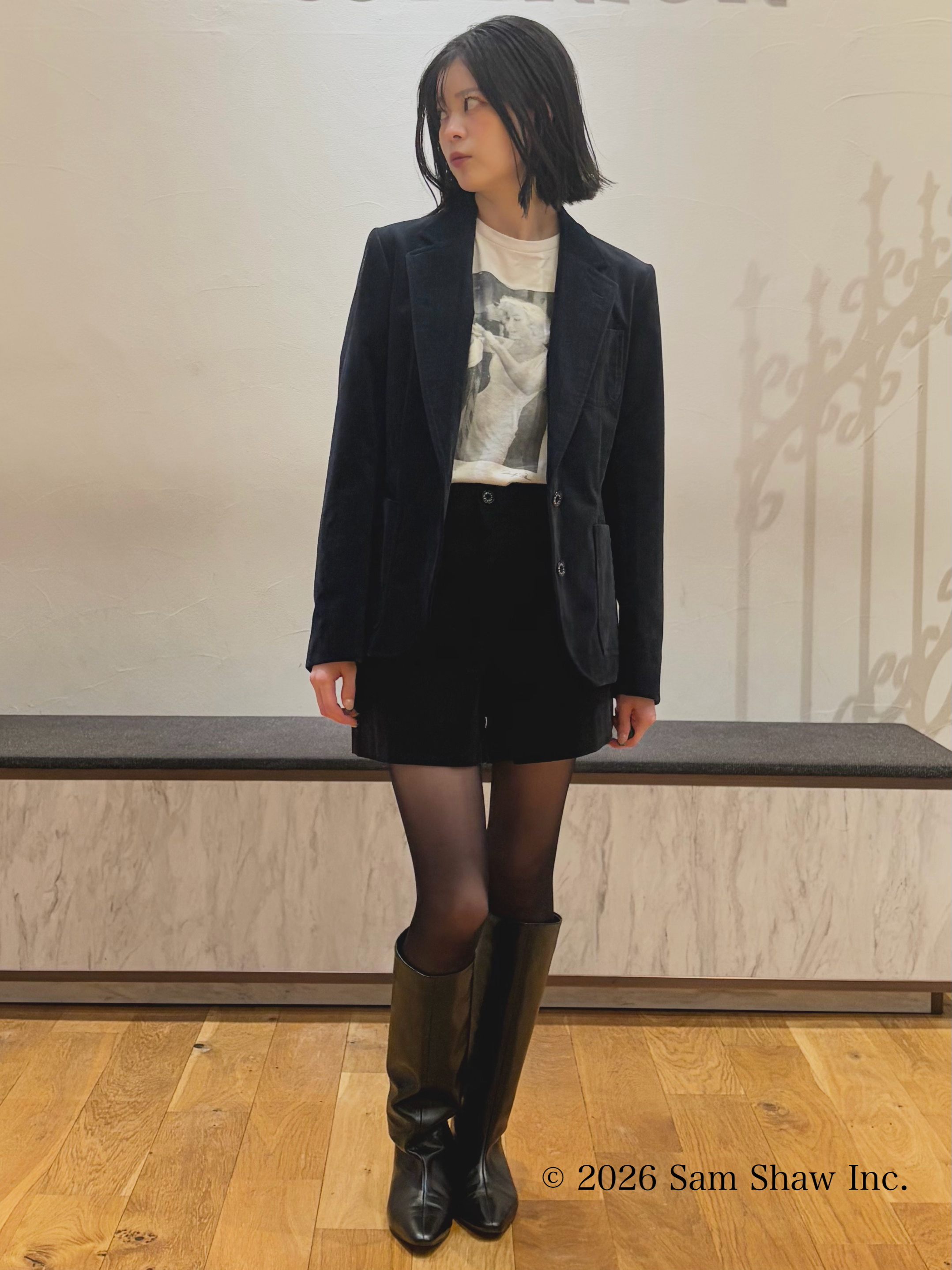 pupiさんの「DRESSTERIOR｜【セットアップ可】ストレッチカルゼ ジャケット」を使ったコーディネート