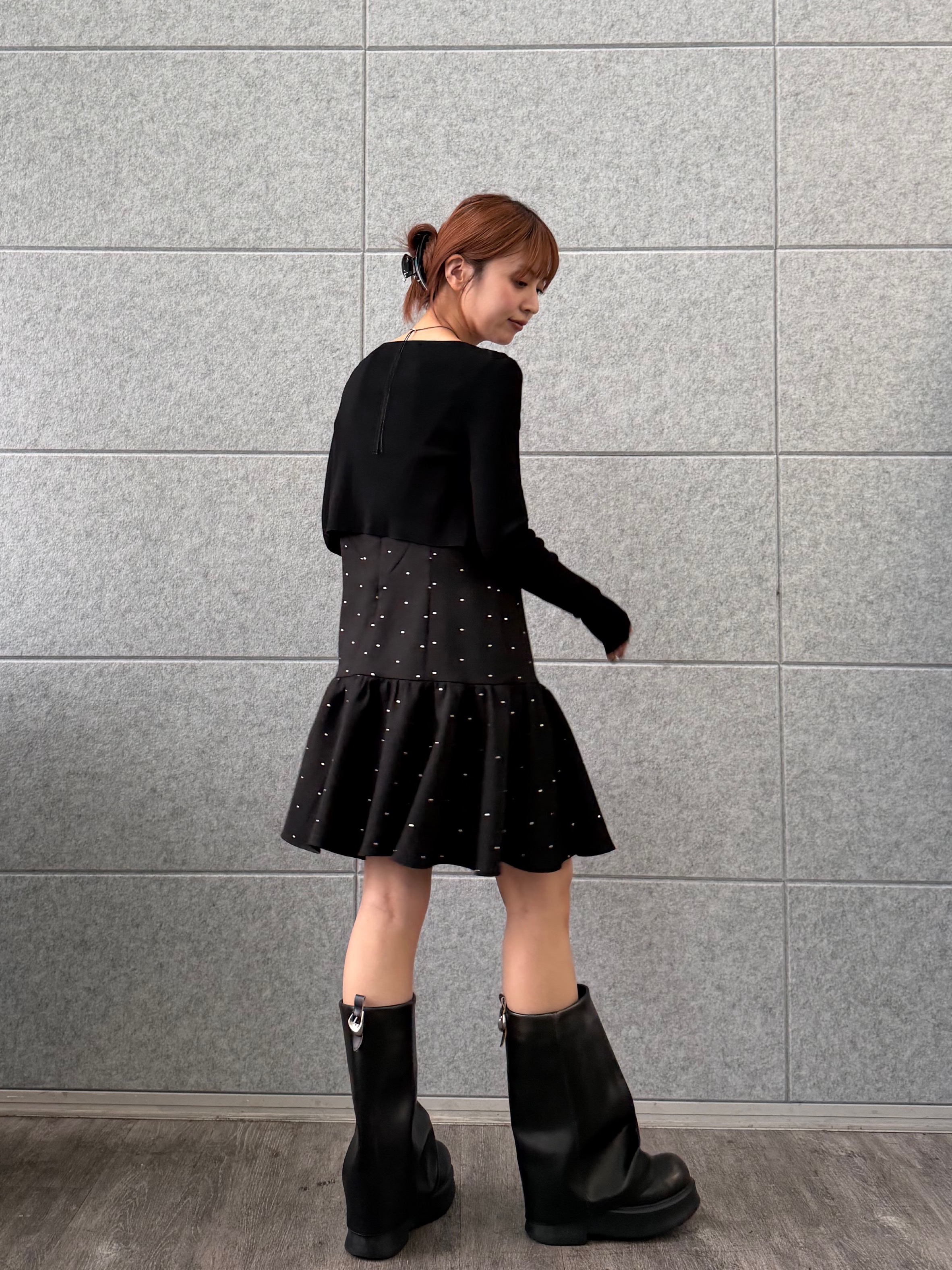 kanamiさんの「CODE A｜【Re】stretch hook cardigan」を使ったコーディネート