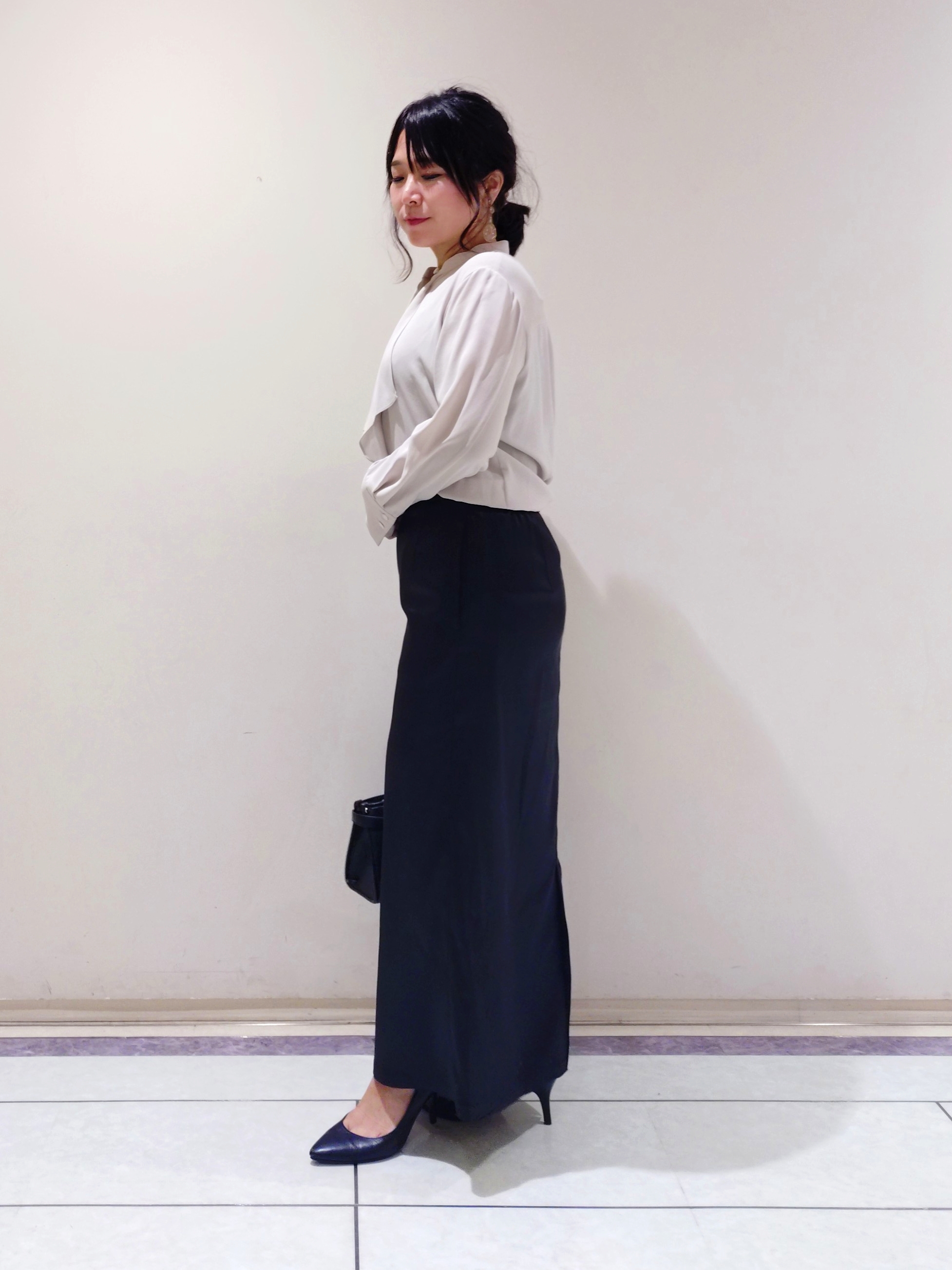 TOMOMIさんの「INDIVI｜【収納力◎／トレンド】スクエアトートバッグ」を使ったコーディネート