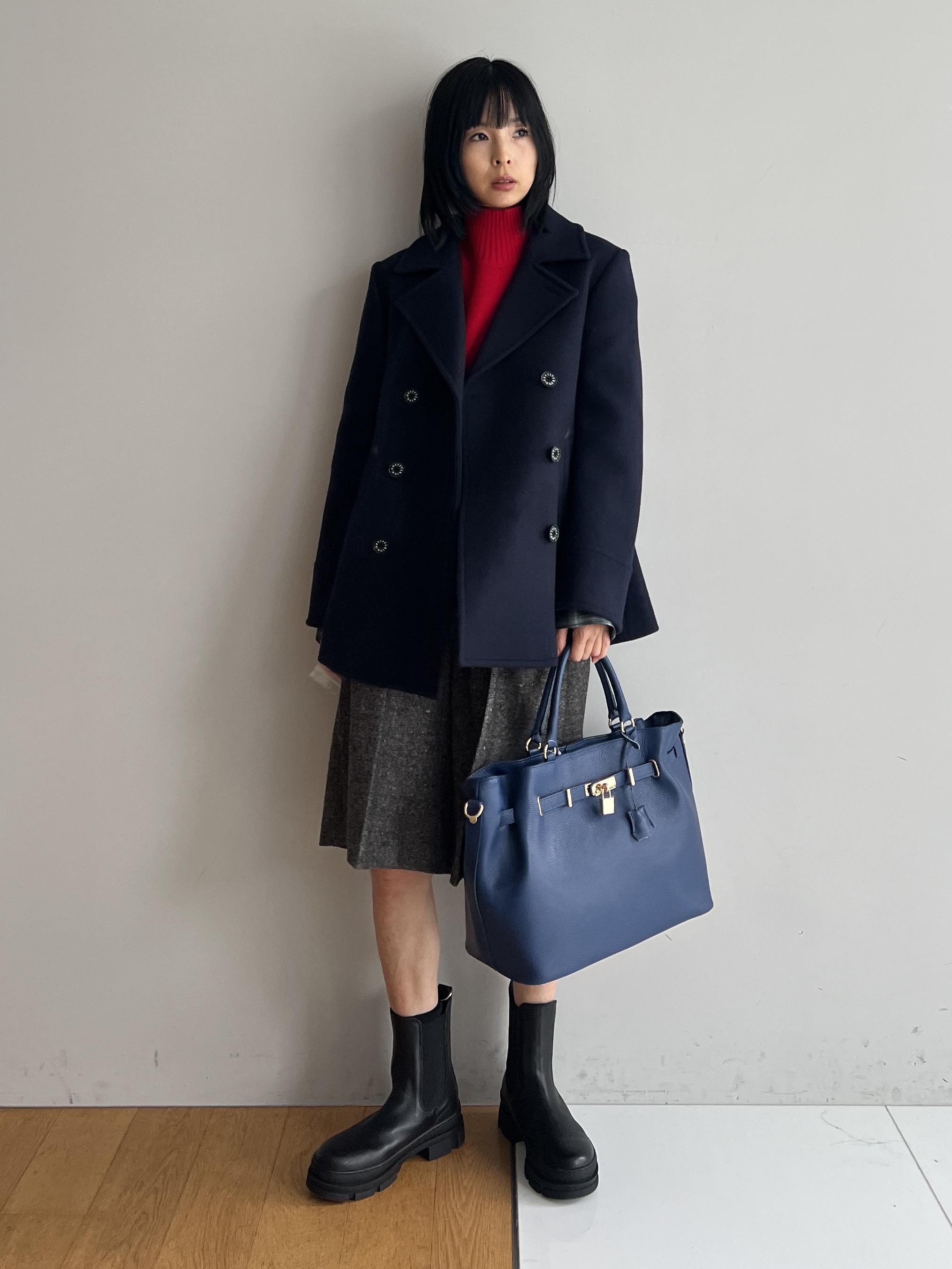 misaさんの「DRESSTERIOR｜【セットアップ可】ネップツイードバミューダパンツ」を使ったコーディネート