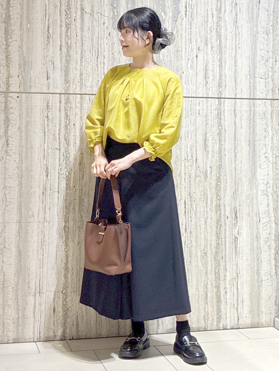  beni_gingerさんの「Reflect｜タックデザイン ラグランスリーブブラウス」を使ったコーディネート