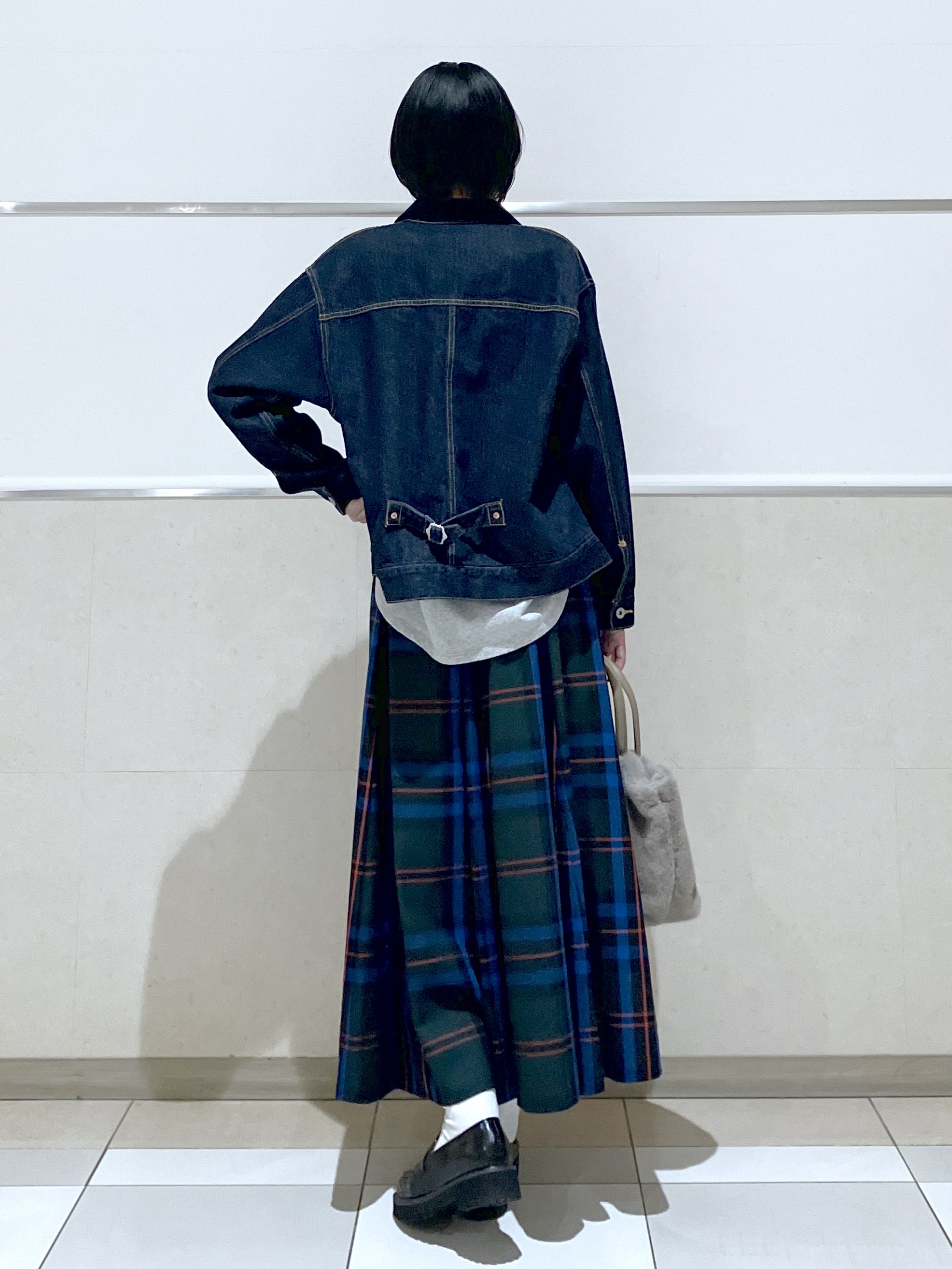 eriko さんの「Dessin｜【洗える/7色展開/XS-L】バックヘンリーミニ裏毛 9分丈袖」を使ったコーディネート