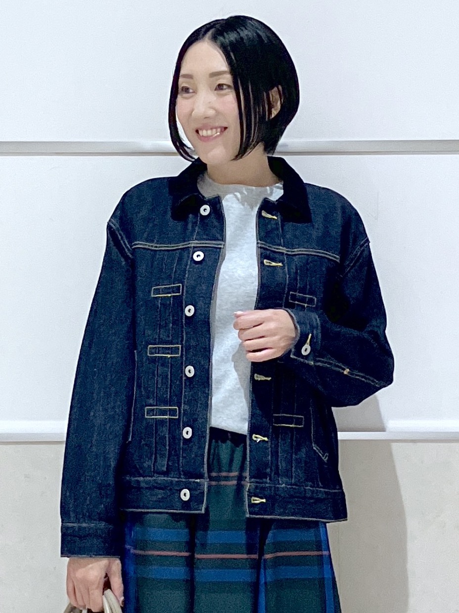 eriko さんの「Dessin｜【洗える/7色展開/XS-L】バックヘンリーミニ裏毛 9分丈袖」を使ったコーディネート