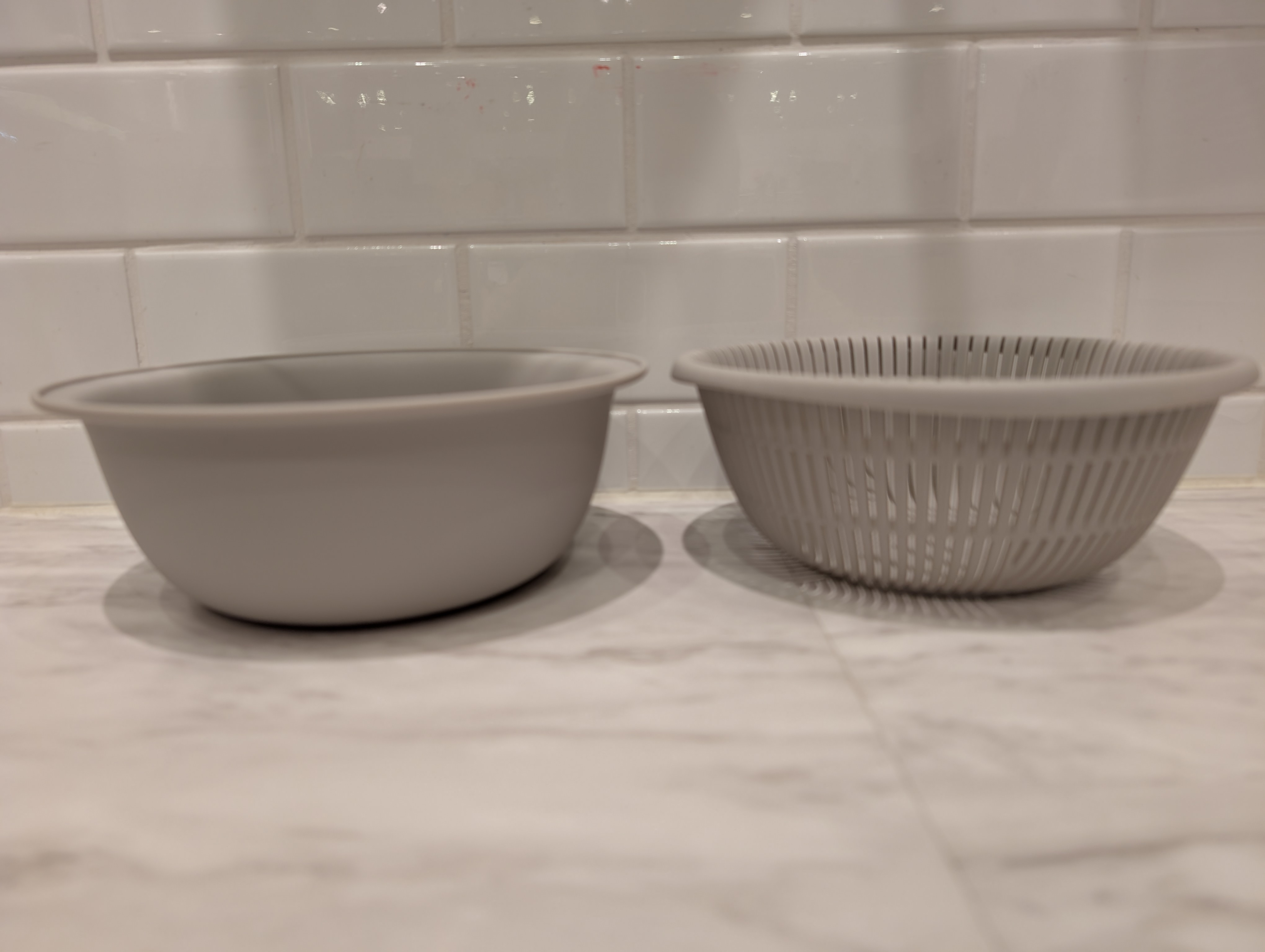 みりんさんの「212 KITCHEN STORE｜きほんの道具 ザルボウル４点セット 18cm GY ＜marna  マーナ＞」を使ったコーディネート