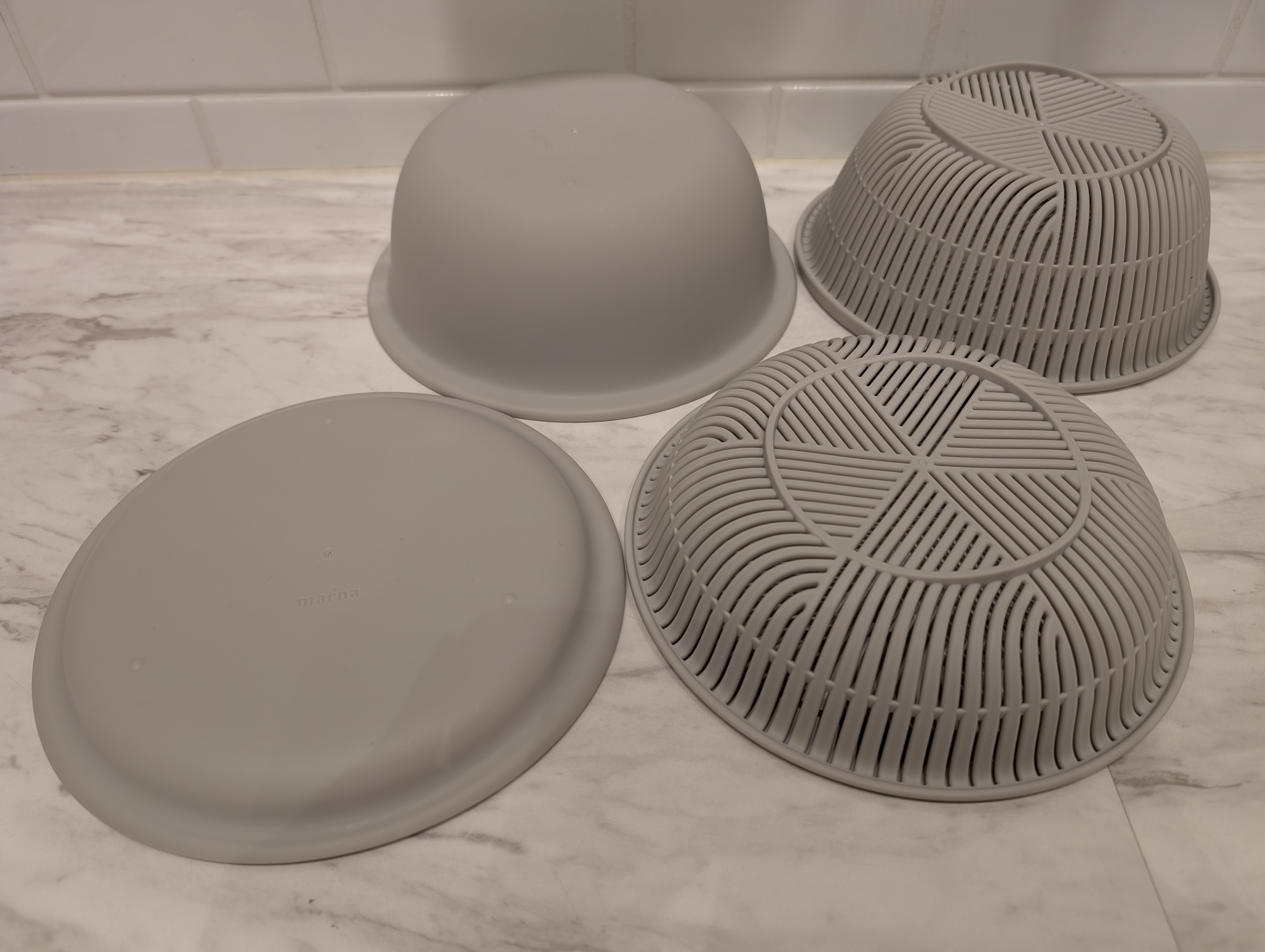 みりんさんの「212 KITCHEN STORE｜きほんの道具 ザルボウル４点セット 18cm GY ＜marna  マーナ＞」を使ったコーディネート