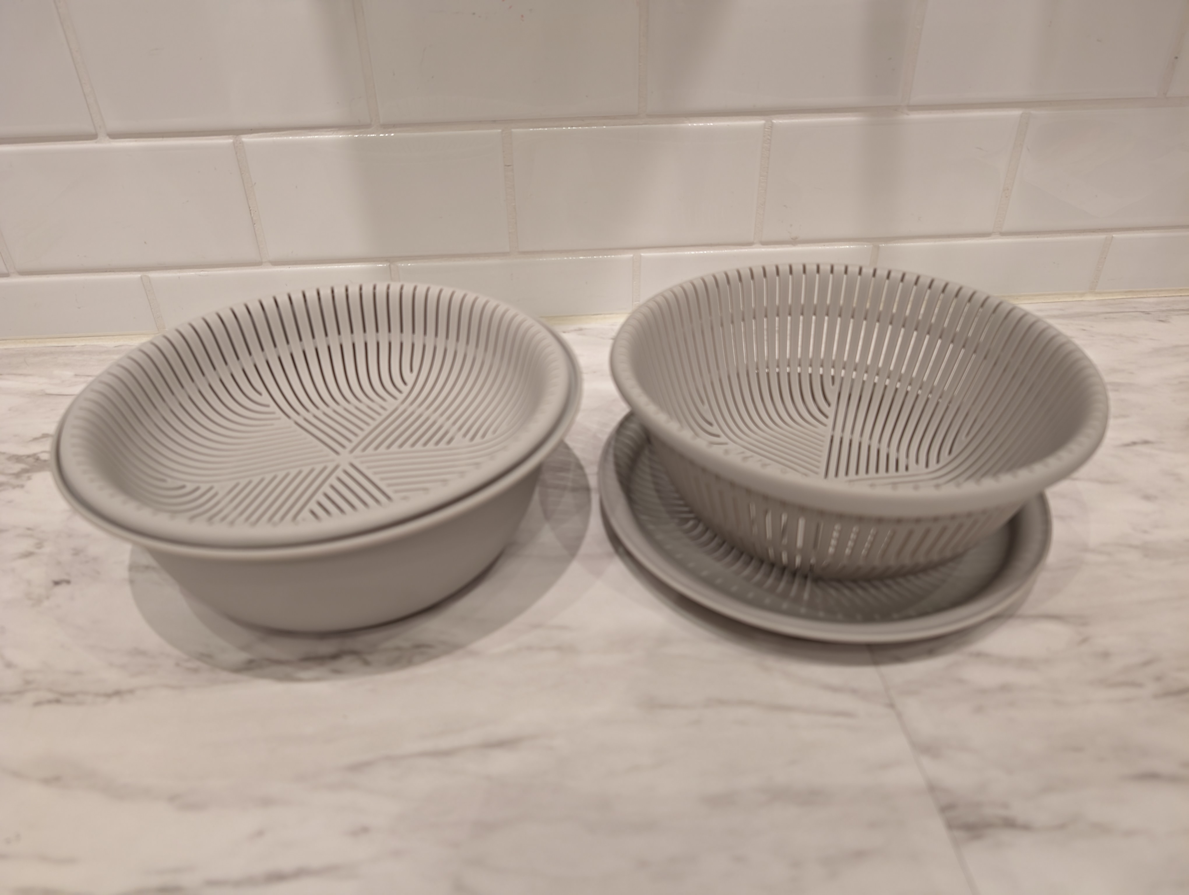 みりんさんの「212 KITCHEN STORE｜きほんの道具 ザルボウル４点セット 18cm GY ＜marna  マーナ＞」を使ったコーディネート
