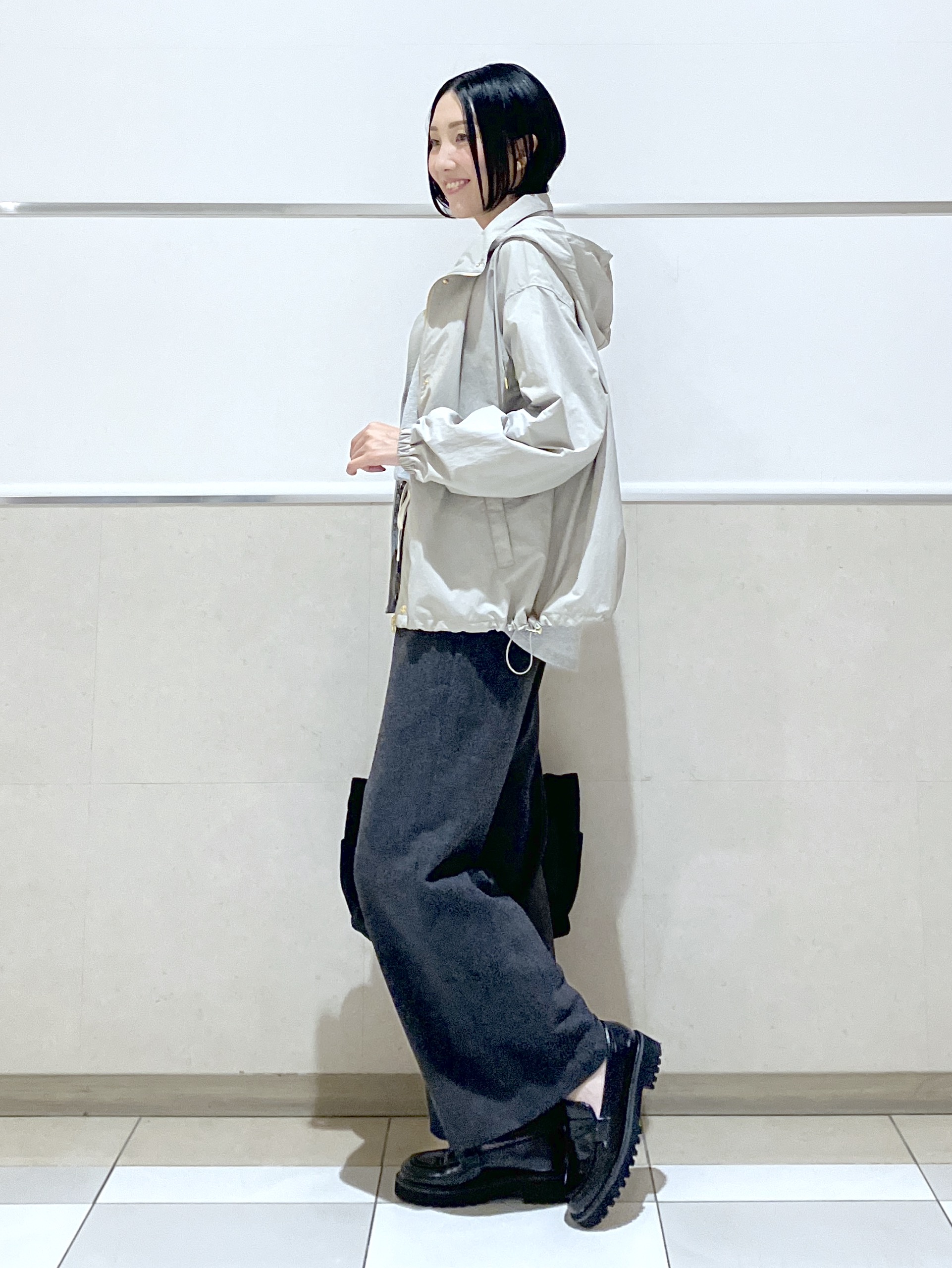 eriko さんの「Dessin｜【洗える/7色展開/XS-L】バックヘンリーミニ裏毛 9分丈袖」を使ったコーディネート