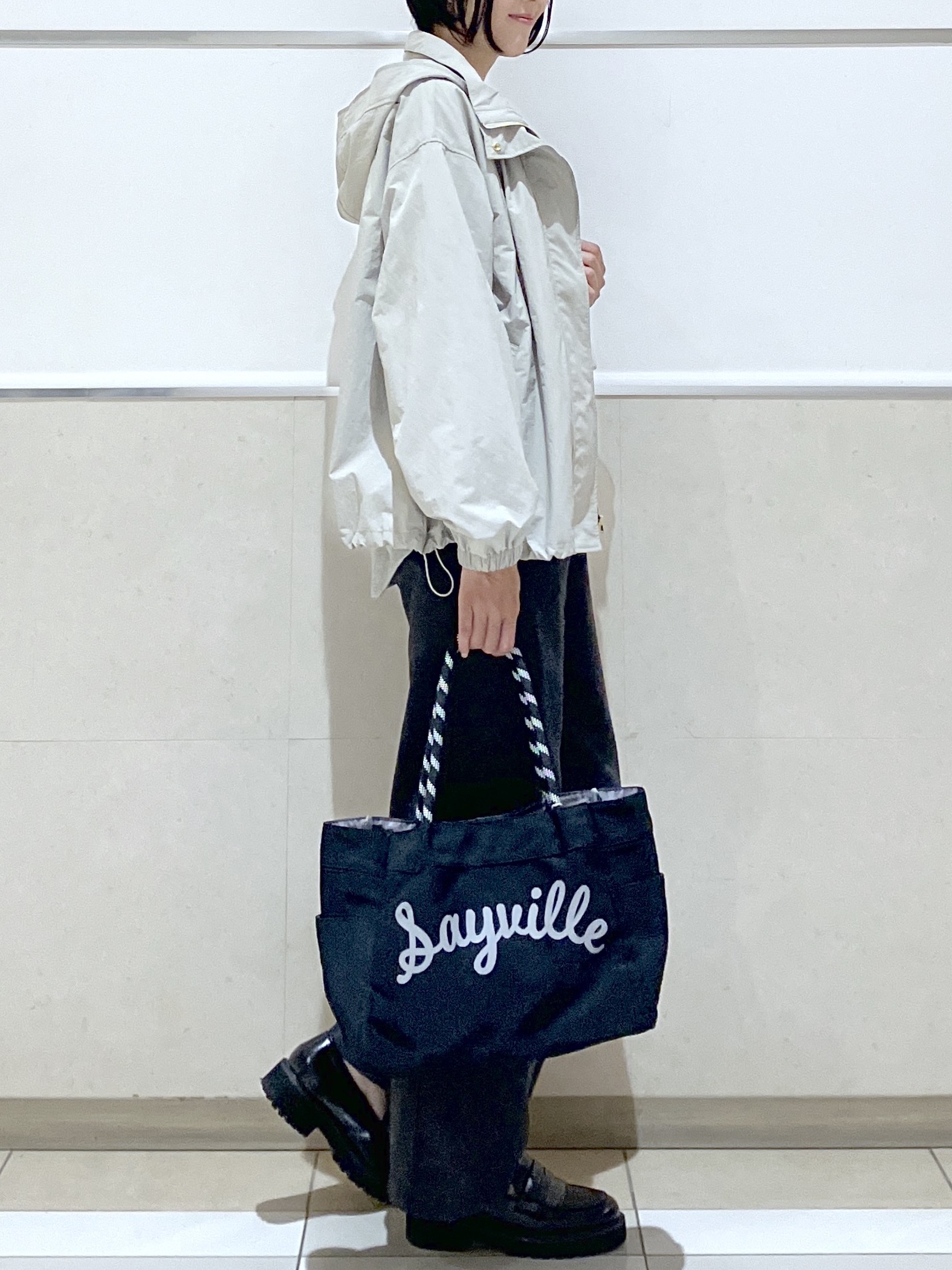 eriko さんの「Dessin｜【洗える/7色展開/XS-L】バックヘンリーミニ裏毛 9分丈袖」を使ったコーディネート