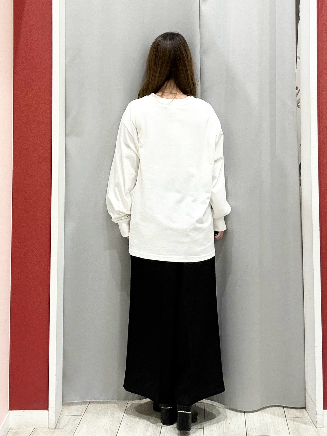 shioさんの「SHOO･LA･RUE｜【S-LL】洗濯後しわになりにくい 麻調リブブルゾン」を使ったコーディネート
