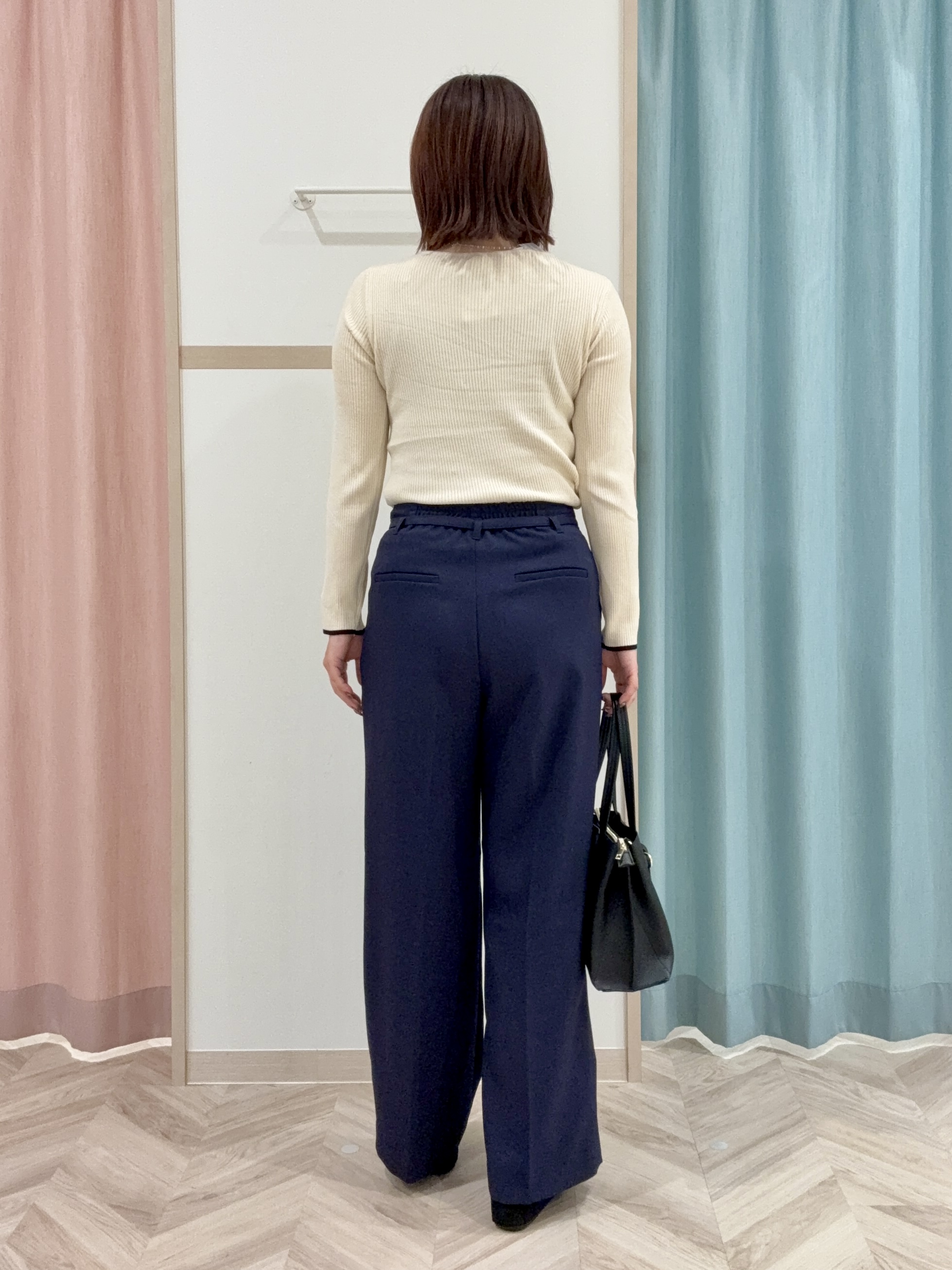 kさんの「SHOO･LA･RUE｜【セットアップ可/通勤/洗濯機可/SS-LL】オンオフ使える ダブルブレストジャケット」を使ったコーディネート