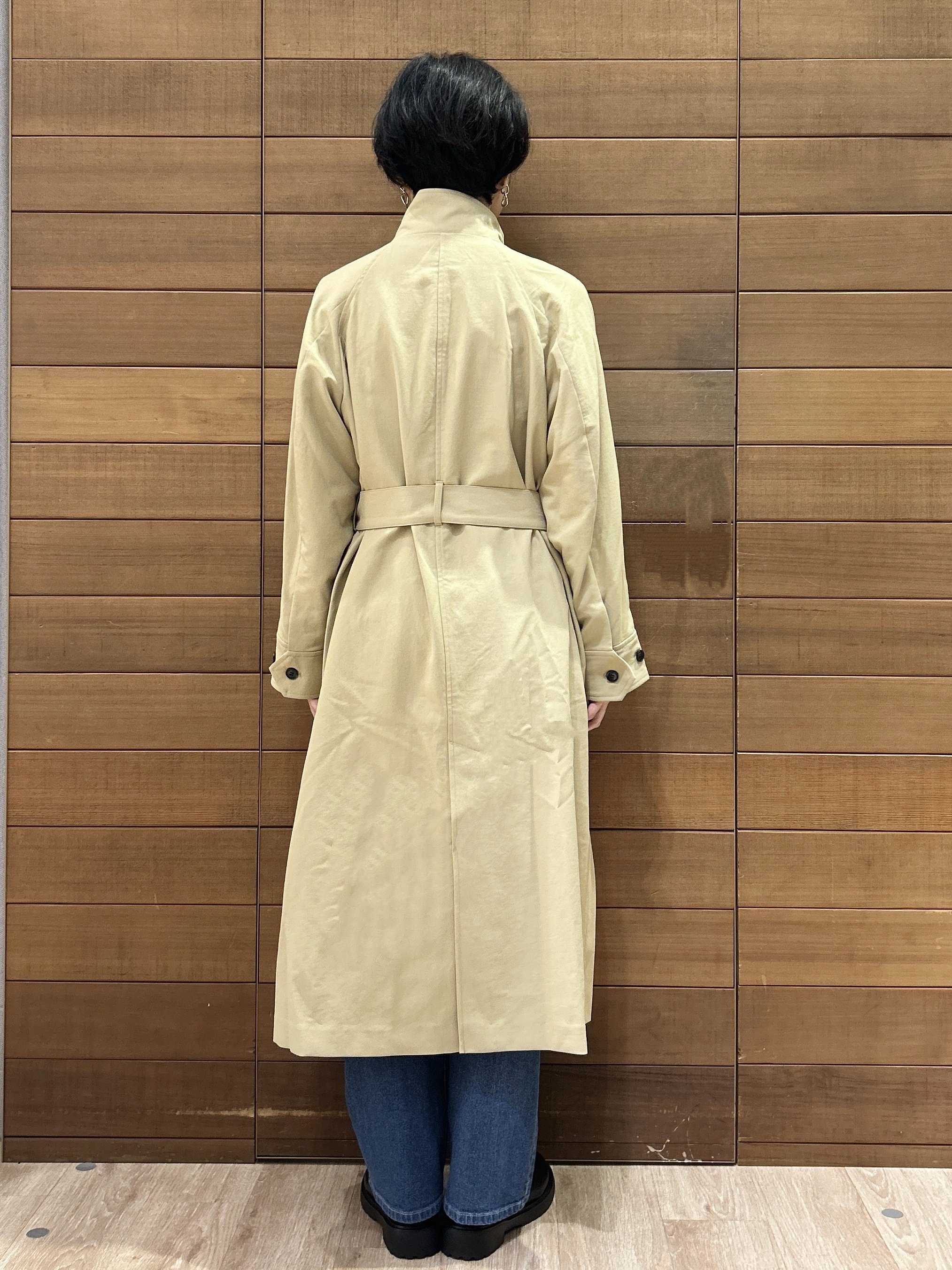 ゆうあさんの「OPAQUE.CLIP｜スタンドロングコート【軽量／洗える】」を使ったコーディネート