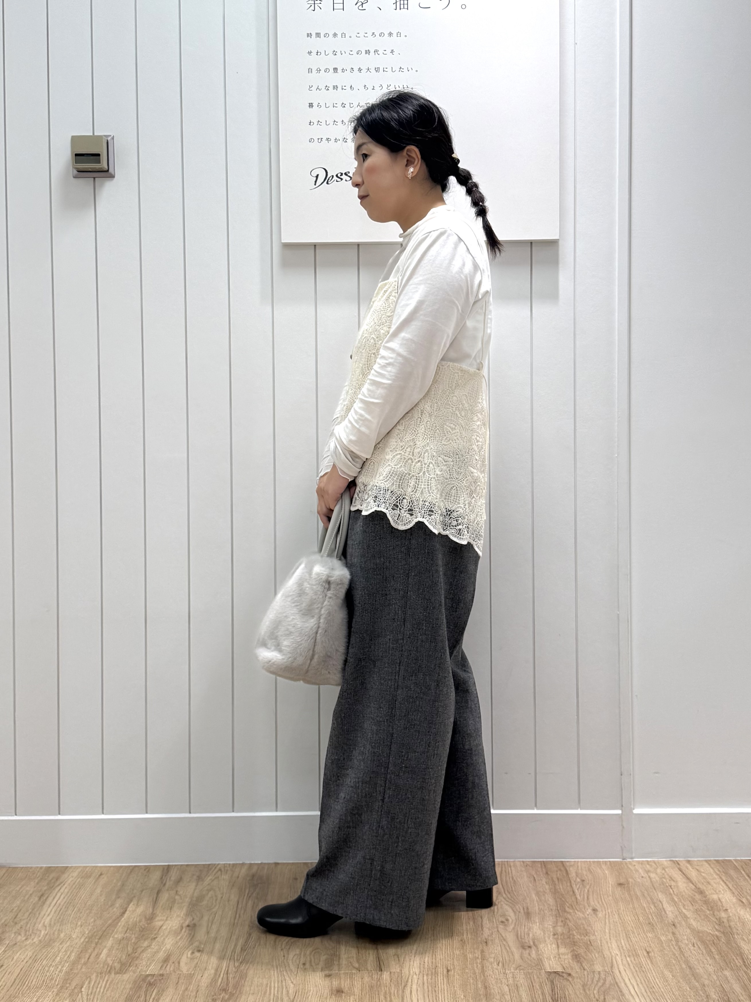 tomokoさんの「Dessin｜チュールレースキャミソール」を使ったコーディネート