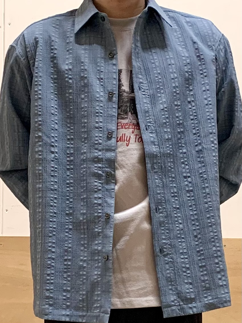 MATUさんの「THE SHOP TK｜【洗濯機OK】格子織 長袖シャツ」を使ったコーディネート