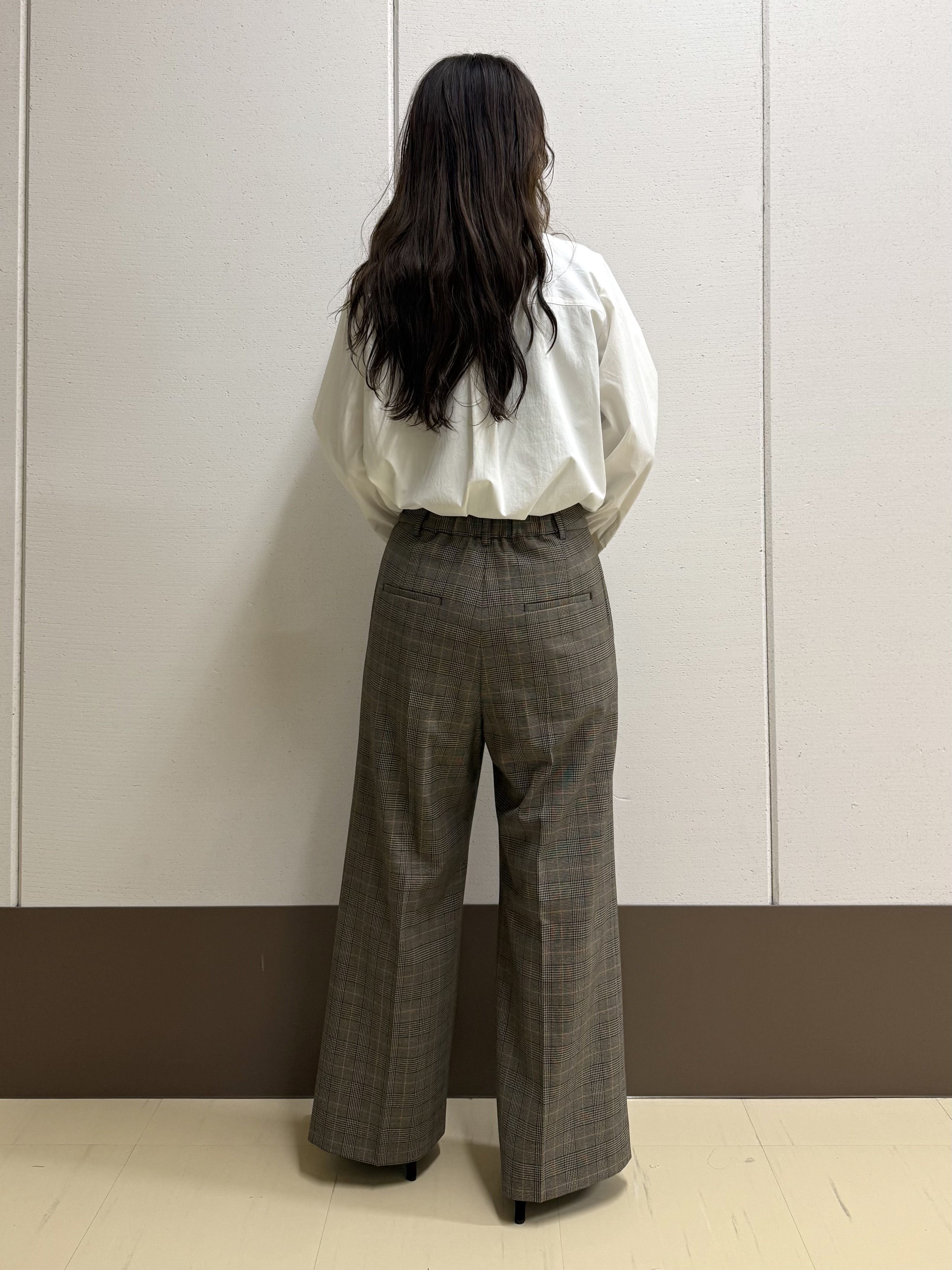 mamiさんの「INDIVI｜【ストレッチ◎】取外し可ボウタイシャツ」を使ったコーディネート