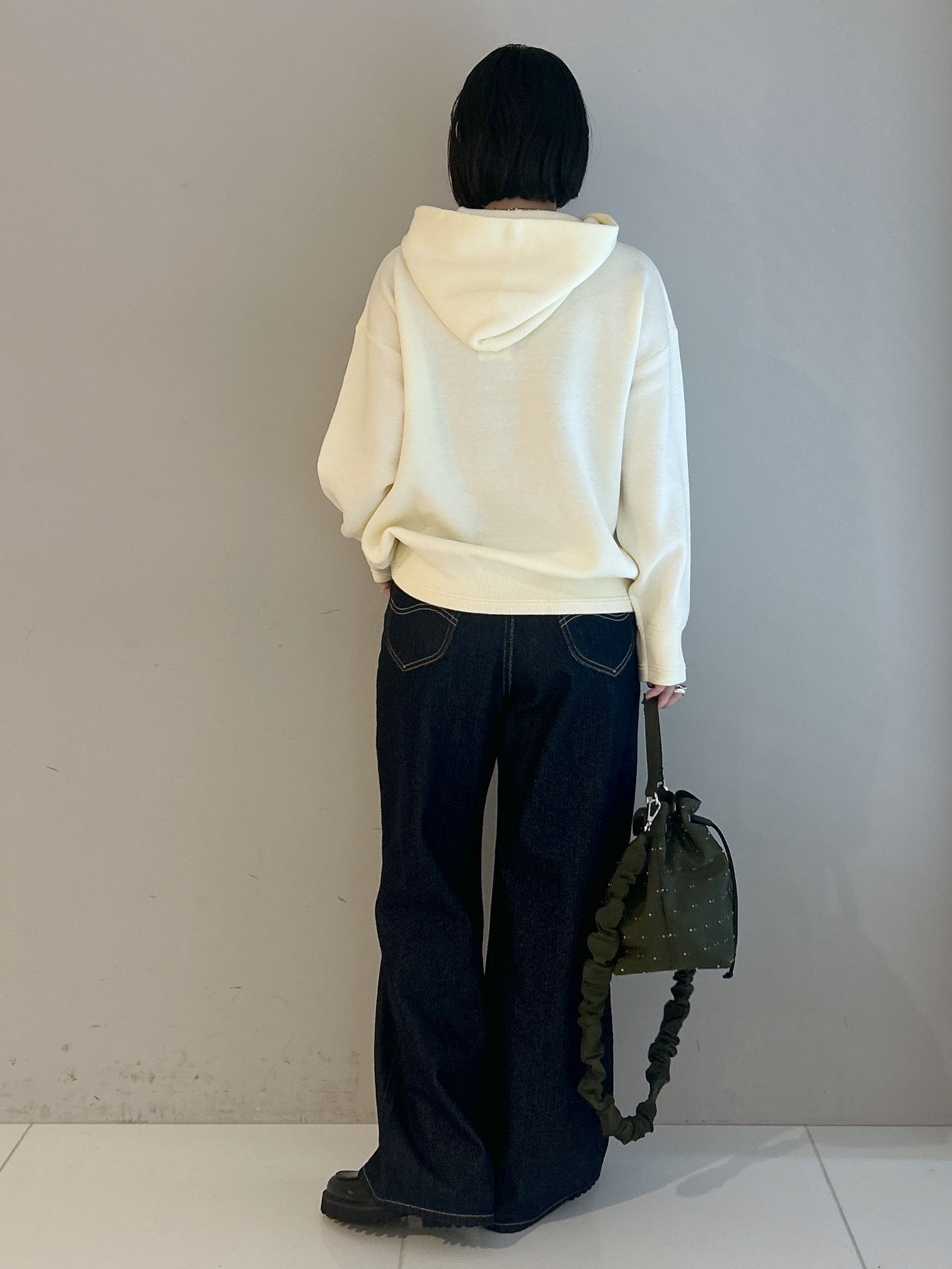 Hirokaさんの「Dessin｜【洗濯機OK】コットンジャカード フーデッドニットパーカ」を使ったコーディネート