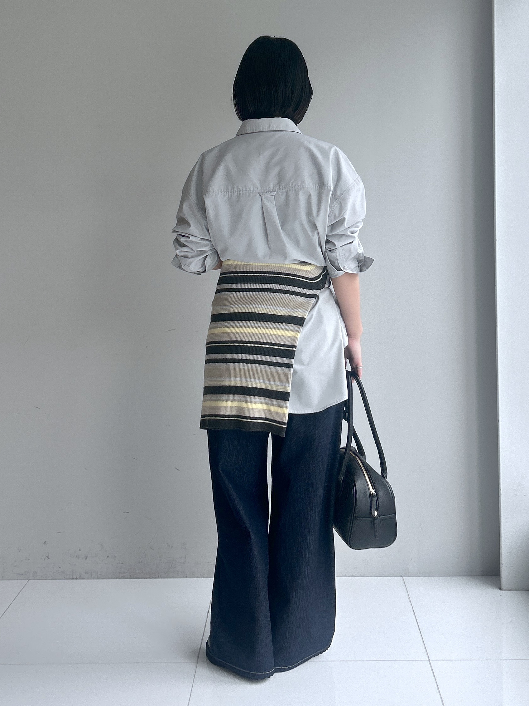 Hirokaさんの「Dessin｜【洗える/オンオフ着られる】袖裏ワンポイント刺繍 オーバーシャツ」を使ったコーディネート