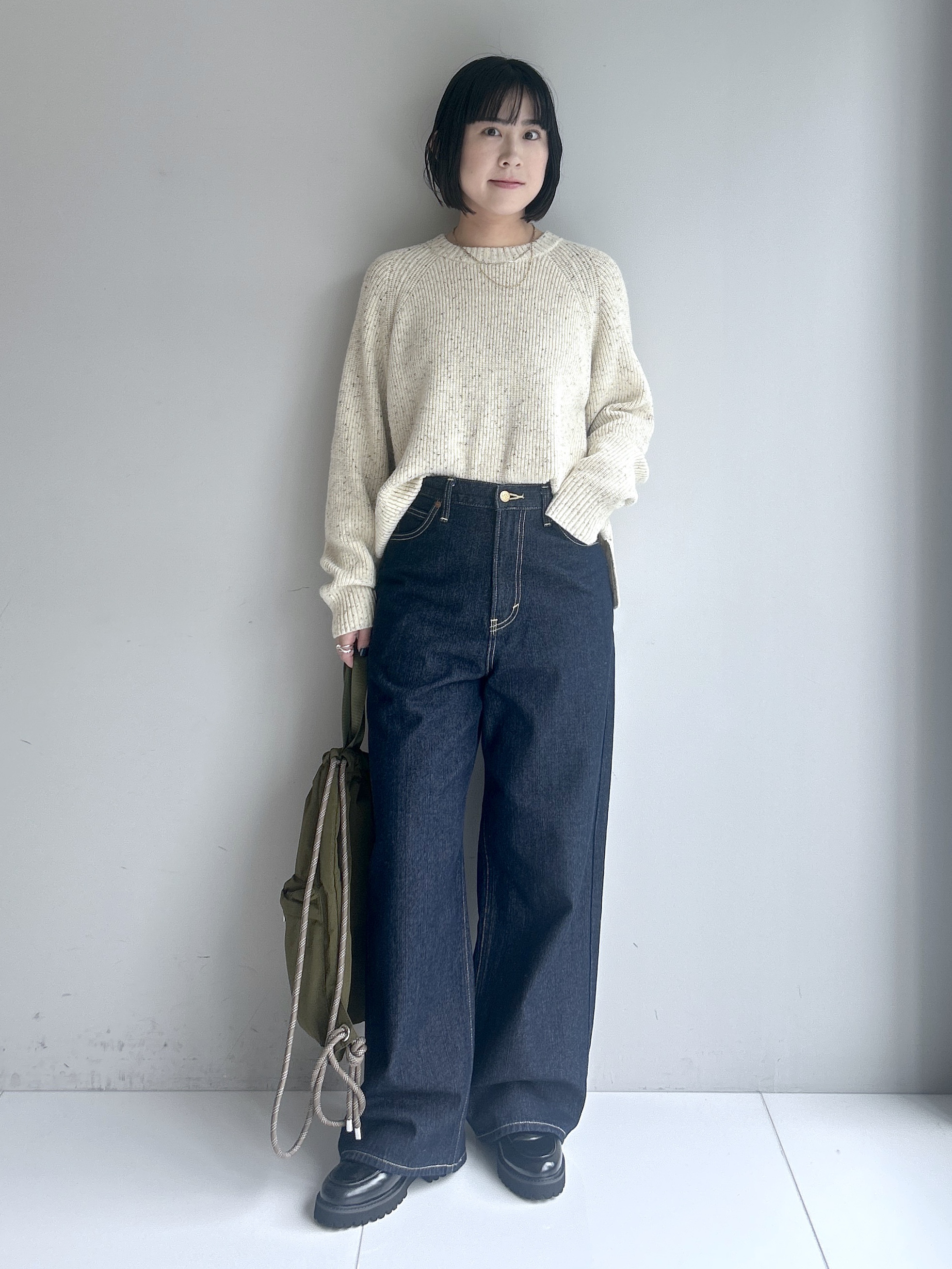 Hirokaさんの「Dessin｜ボリュームソールコインローファー」を使ったコーディネート
