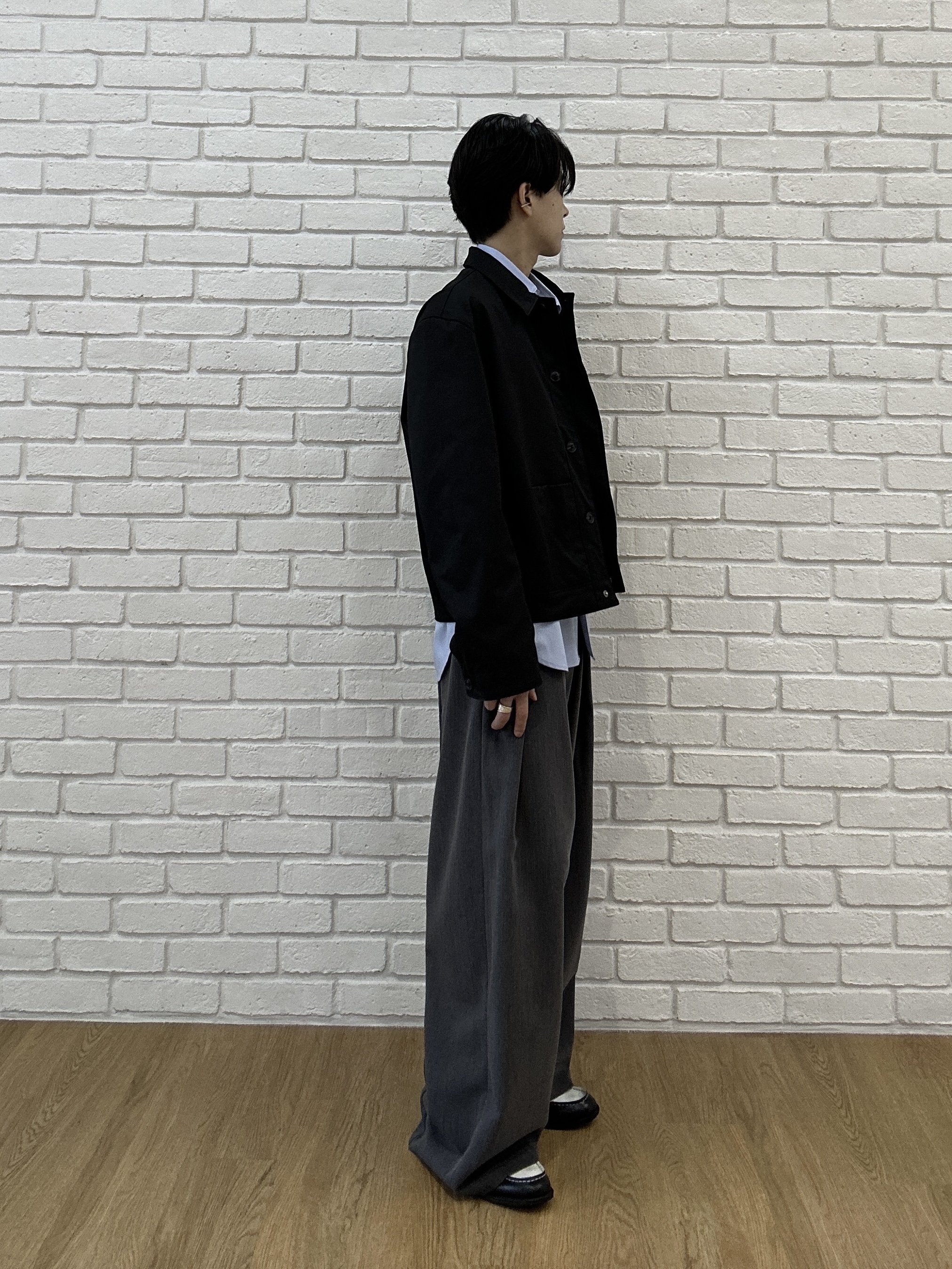 ドイさんの「tk.TAKEO KIKUCHI｜ショートカバーオールジャケット」を使ったコーディネート