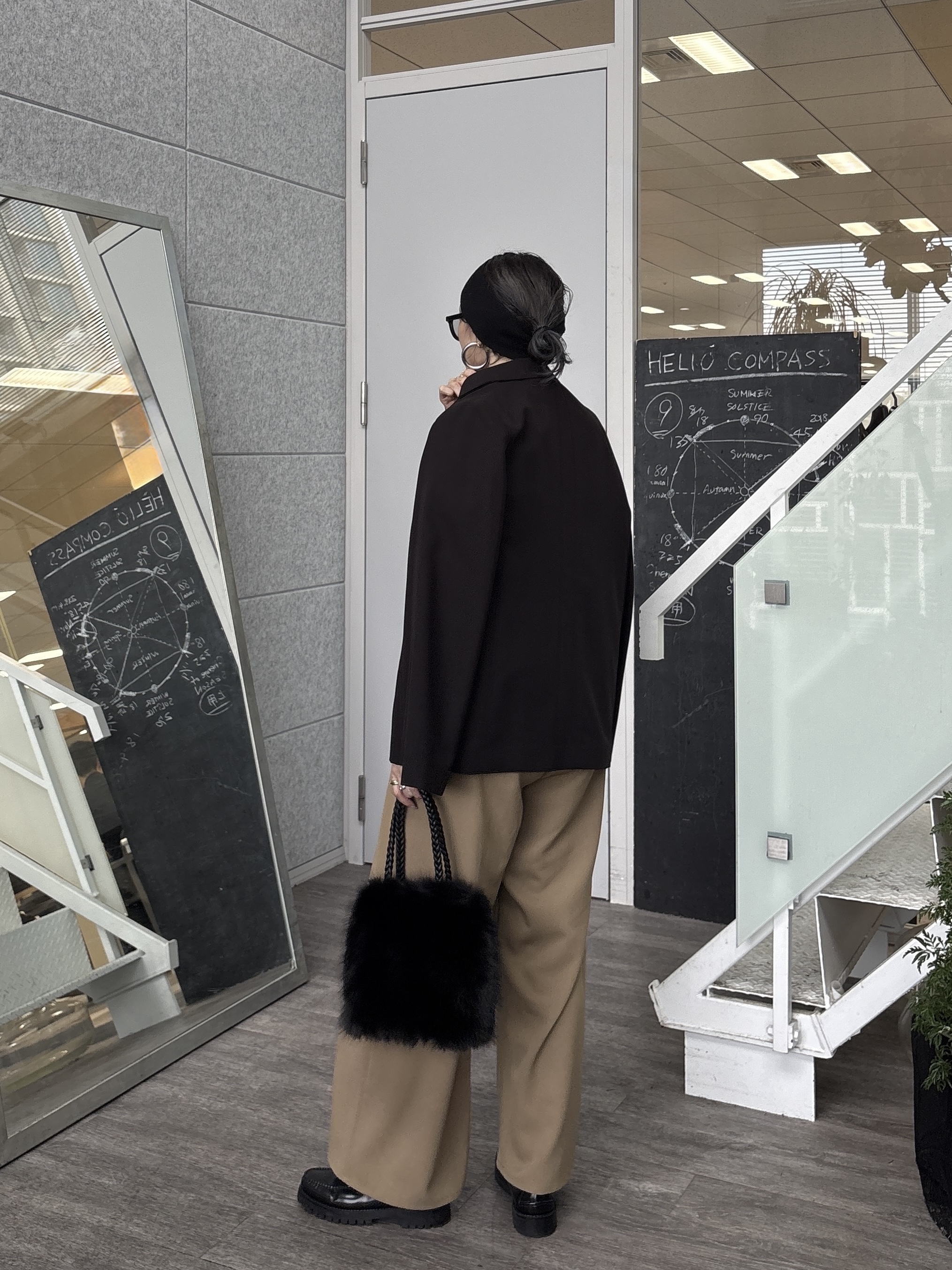 kotakiさんの「INDIVI｜Comfy Set Up｜ダブルブレストイージージャケット【LIVE紹介／上枝みどりさん着用／セット」を使ったコーディネート