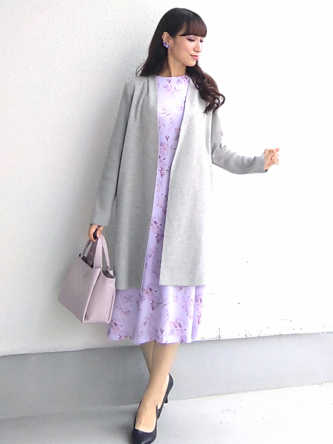 keinaさんの「SunaUna｜【手洗い可／日本製】花柄ワンピース」を使ったコーディネート