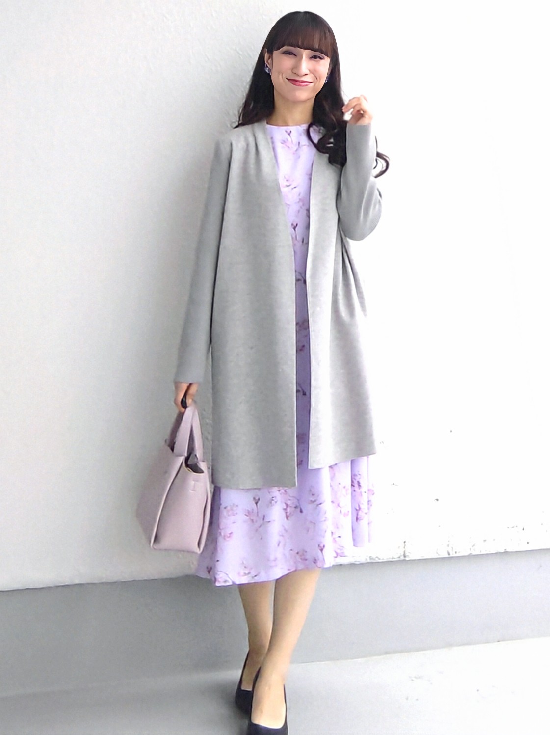 keinaさんの「SunaUna｜【手洗い可／日本製】花柄ワンピース」を使ったコーディネート