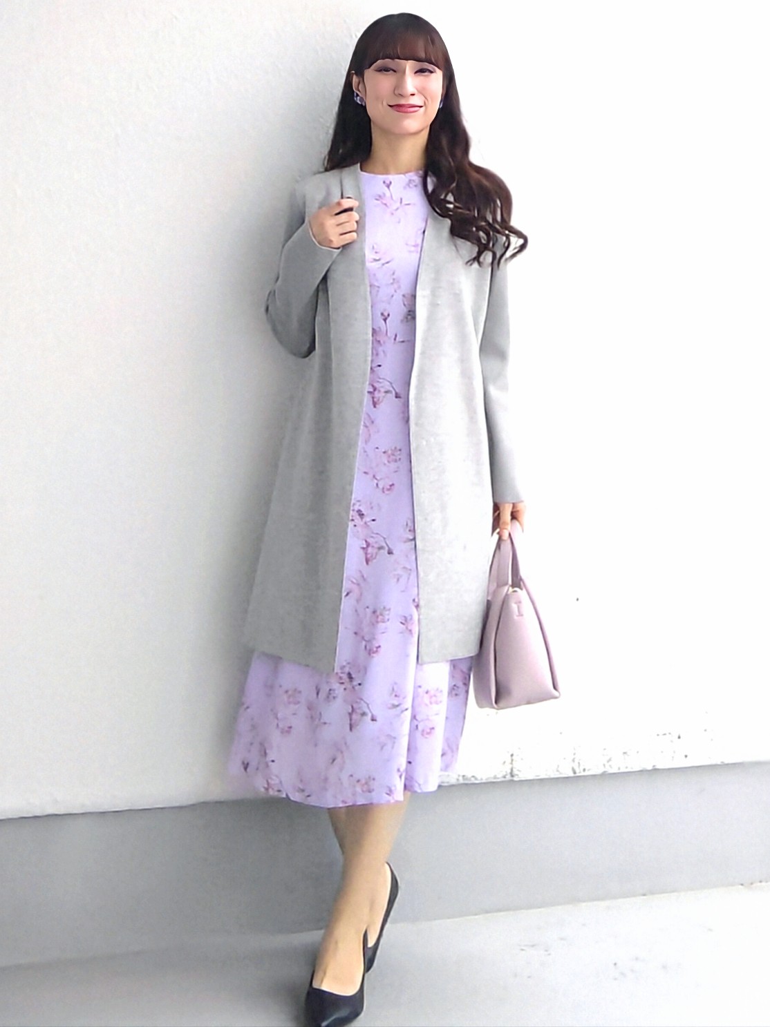 keinaさんの「SunaUna｜【手洗い可／日本製】花柄ワンピース」を使ったコーディネート