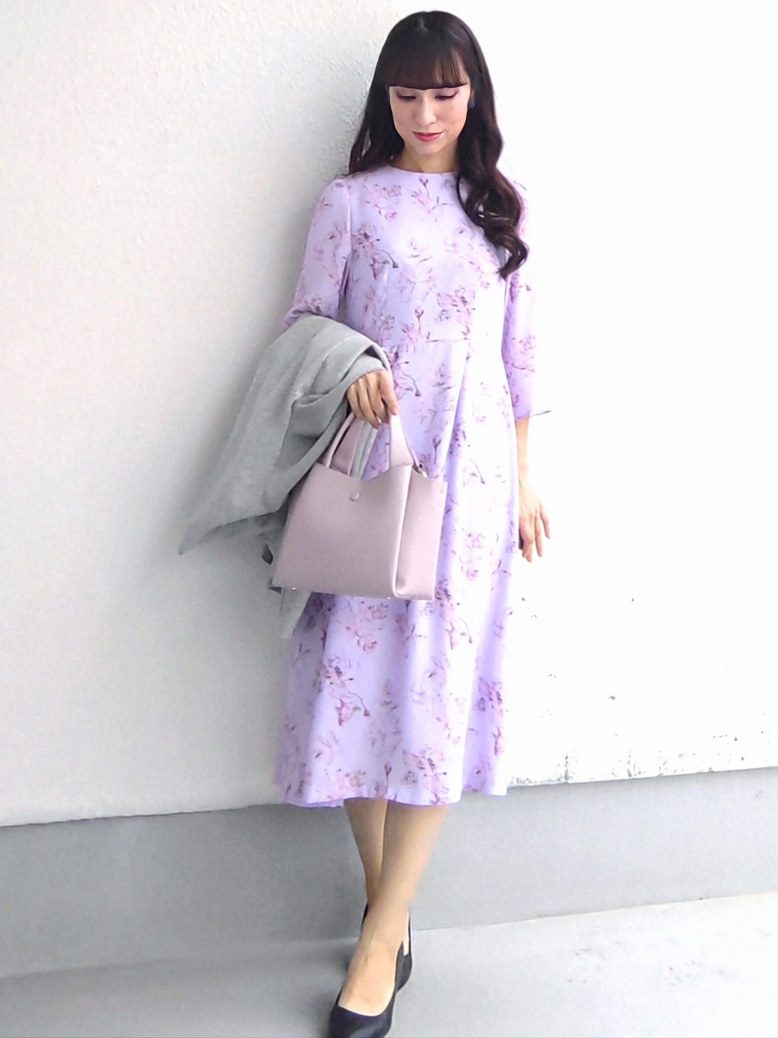 keinaさんの「SunaUna｜【手洗い可／日本製】花柄ワンピース」を使ったコーディネート