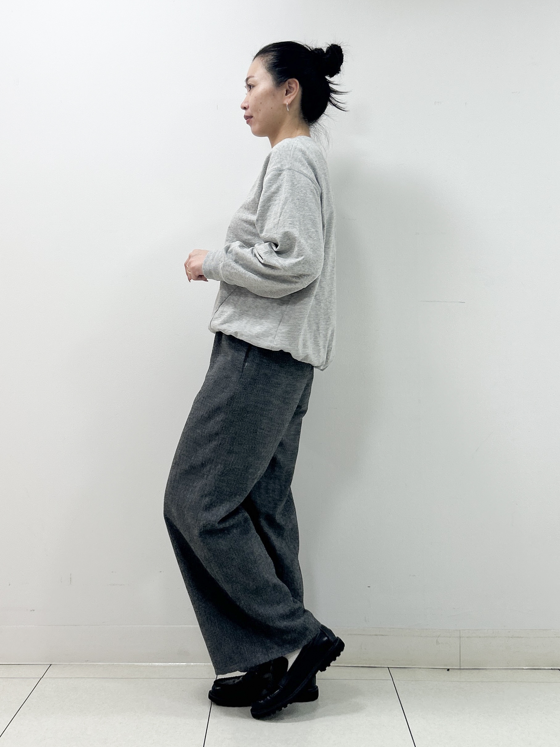 Kaiさんの「Dessin｜【洗える/6色展開】フォルムスリーブミニ裏毛 プルオーバー」を使ったコーディネート