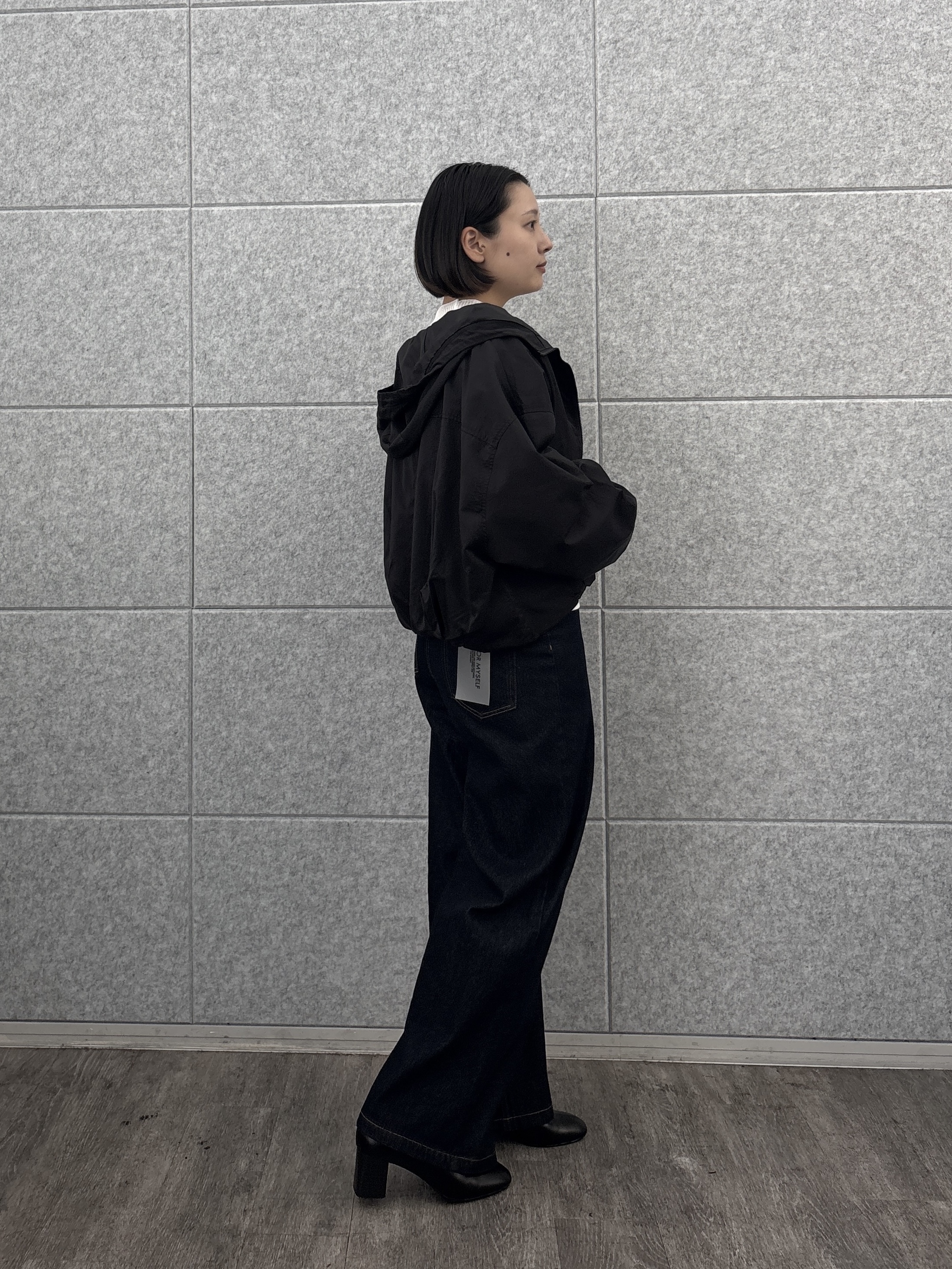 ayanoさんの「INDIVI｜シアースパンコールハイネックニット」を使ったコーディネート