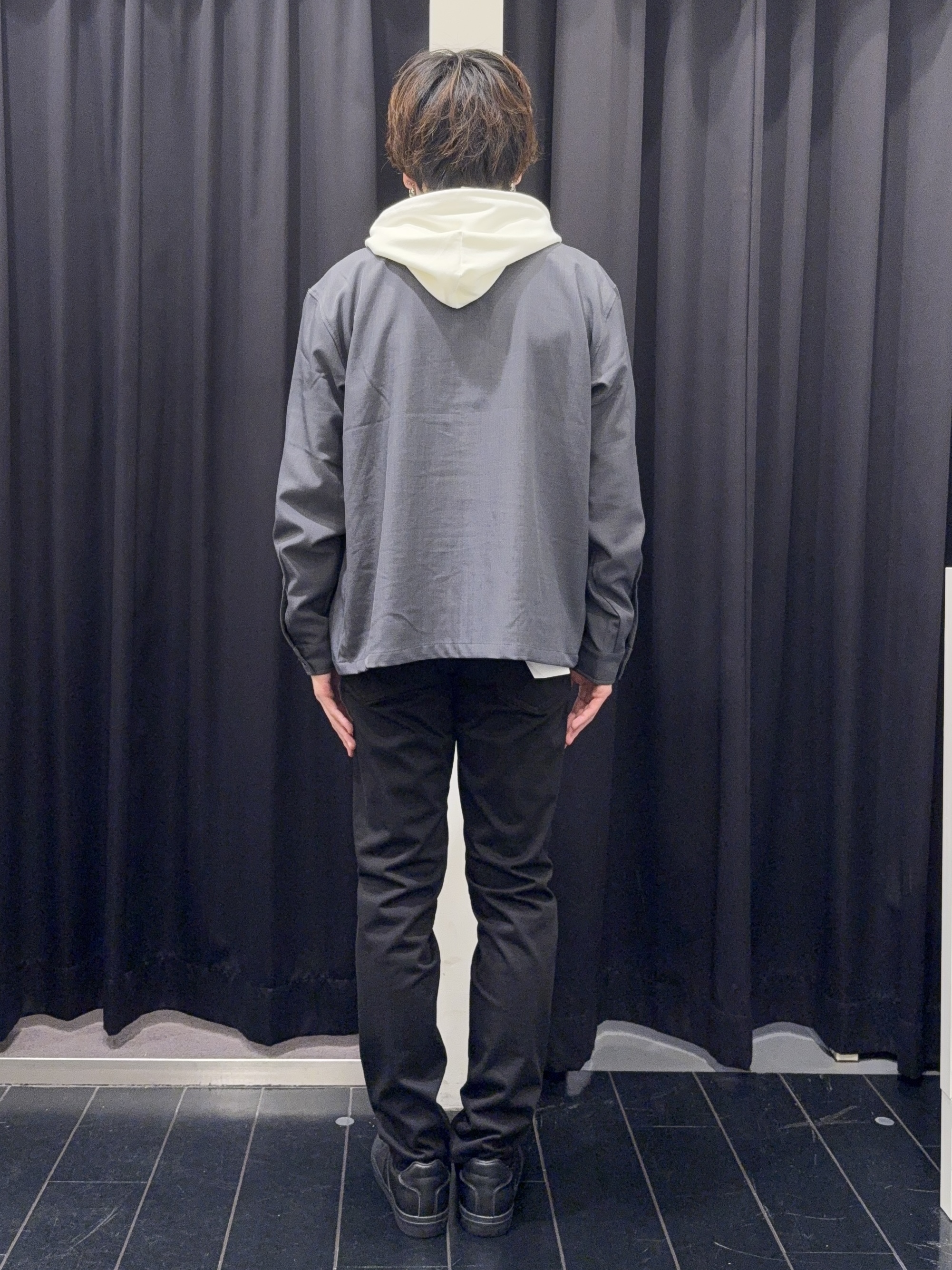 カシマさんの「THE SHOP TK｜【セットアップ可／洗濯機OK】ウールライクジップブルゾン」を使ったコーディネート