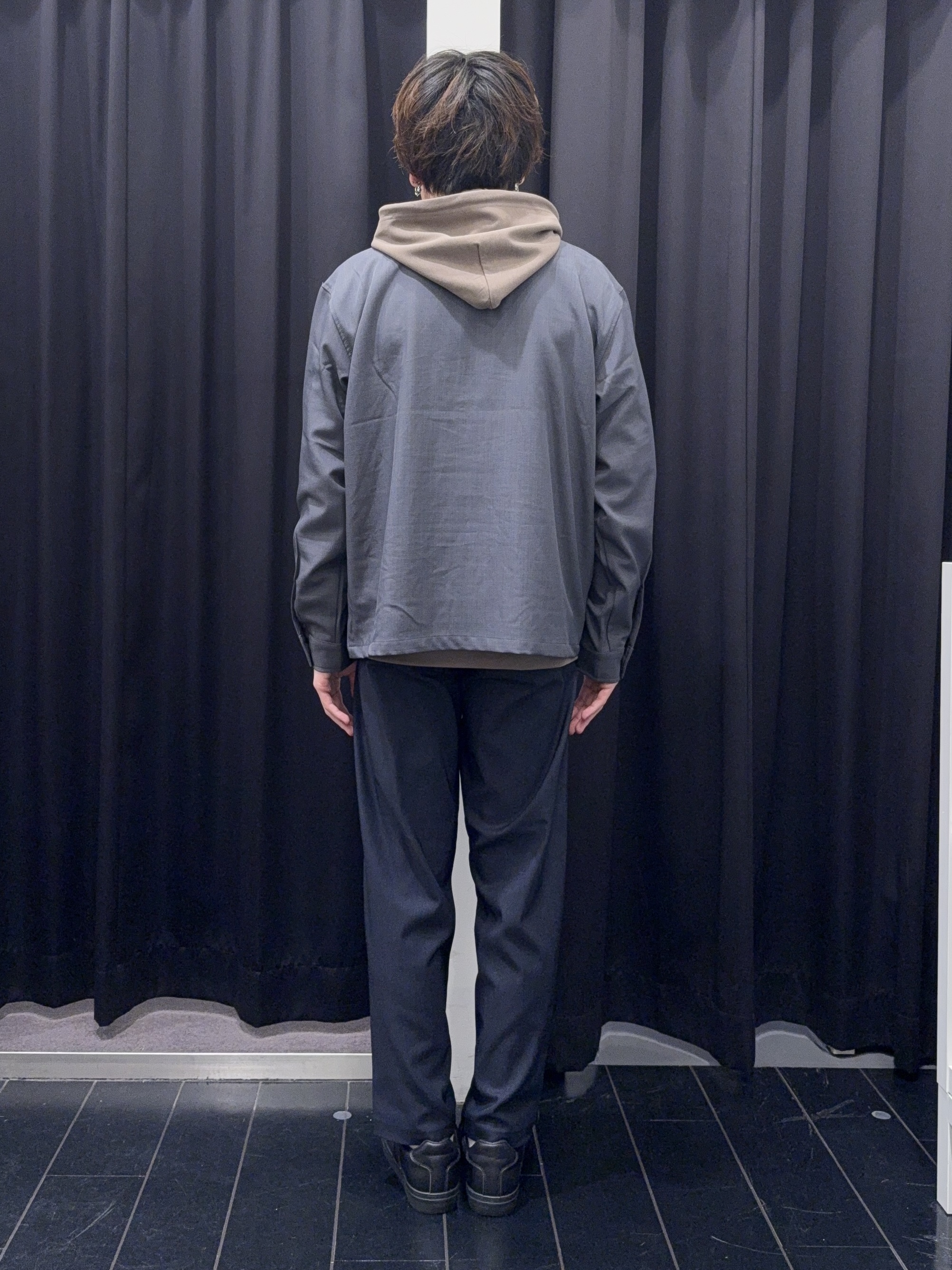 カシマさんの「THE SHOP TK｜【セットアップ可／洗濯機OK】ウールライクジップブルゾン」を使ったコーディネート
