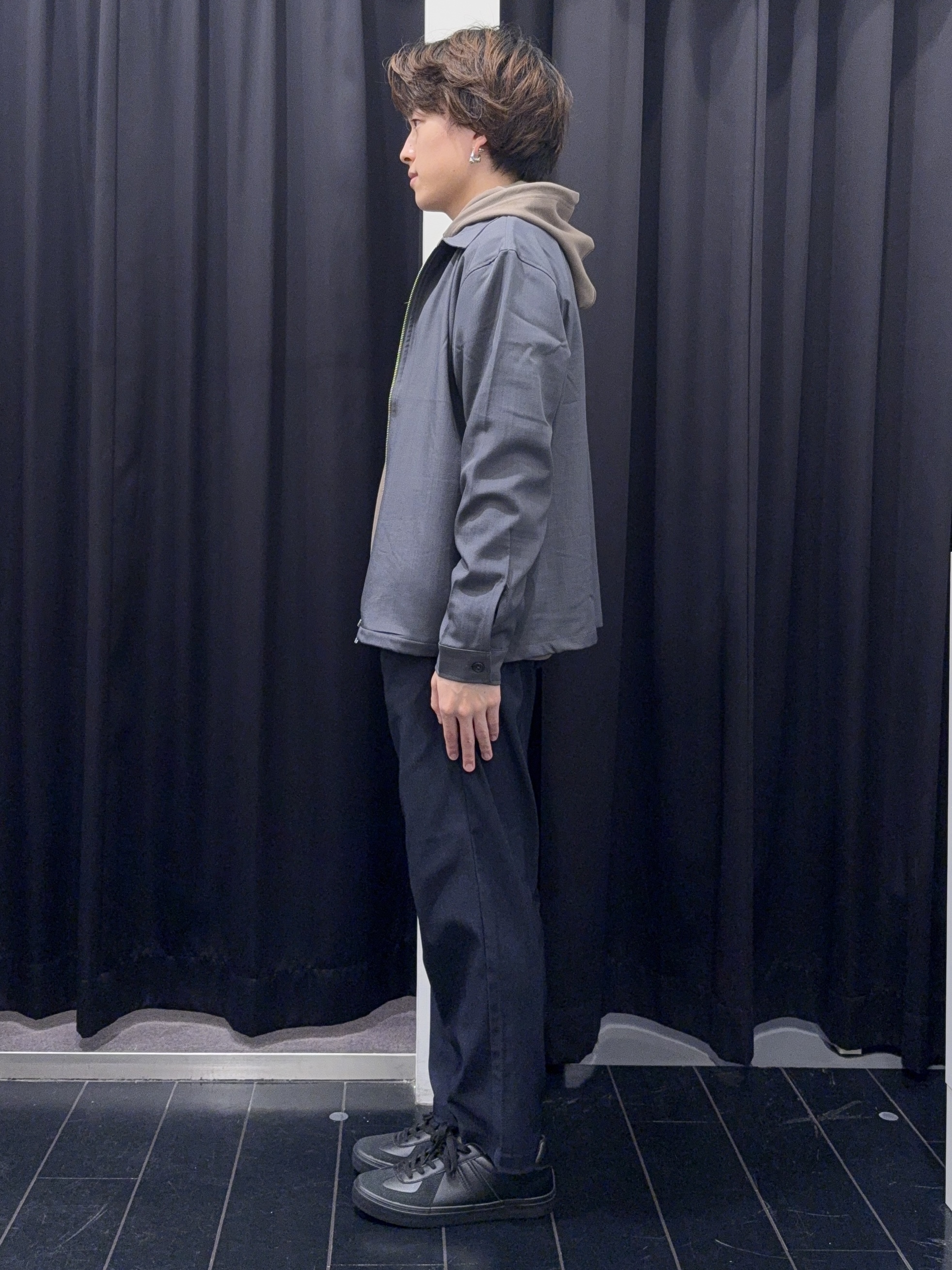 カシマさんの「THE SHOP TK｜【セットアップ可／洗濯機OK】ウールライクジップブルゾン」を使ったコーディネート