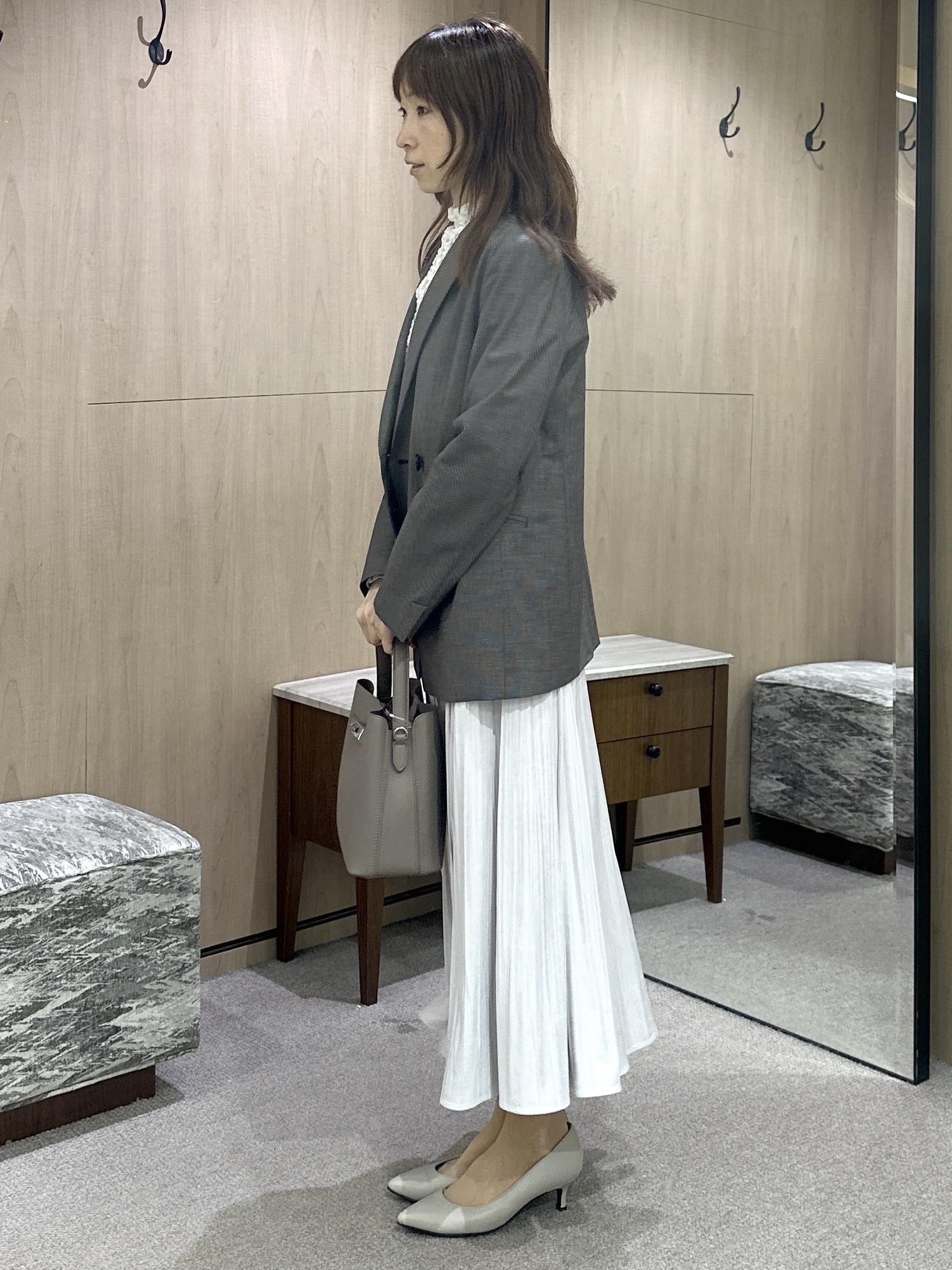 Miwaさんの「UNTITLED｜【重ね着レイヤード】レースハイネックトップス」を使ったコーディネート