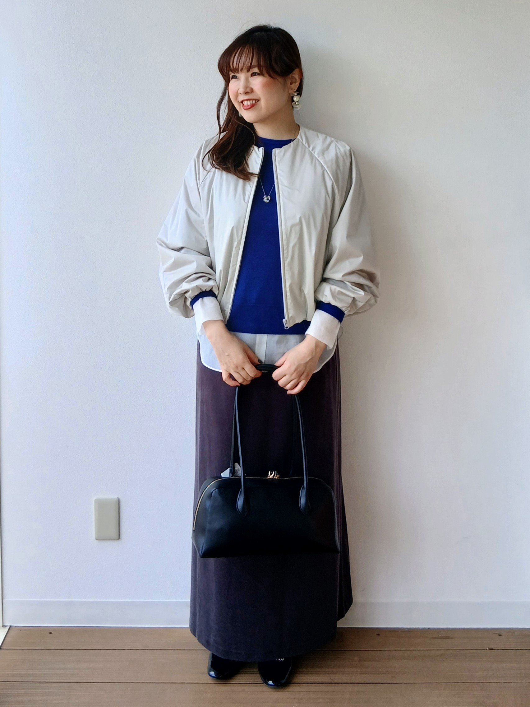 なみきさんの「UNTITLED｜【軽アウター/中綿/秋冬コート】ショートブルゾン」を使ったコーディネート