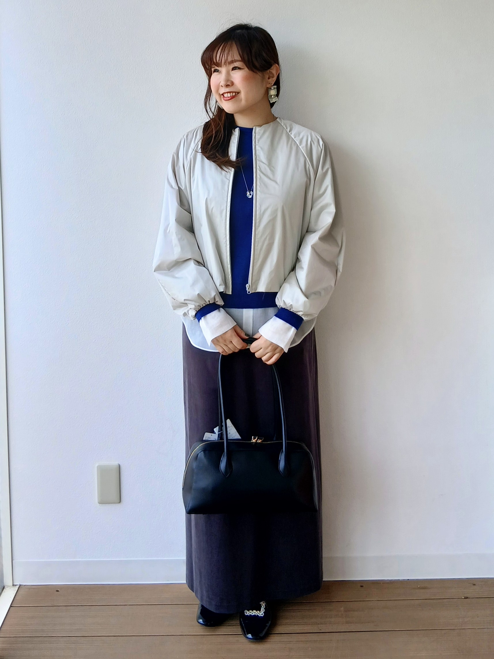 なみきさんの「UNTITLED｜【軽アウター/中綿/秋冬コート】ショートブルゾン」を使ったコーディネート