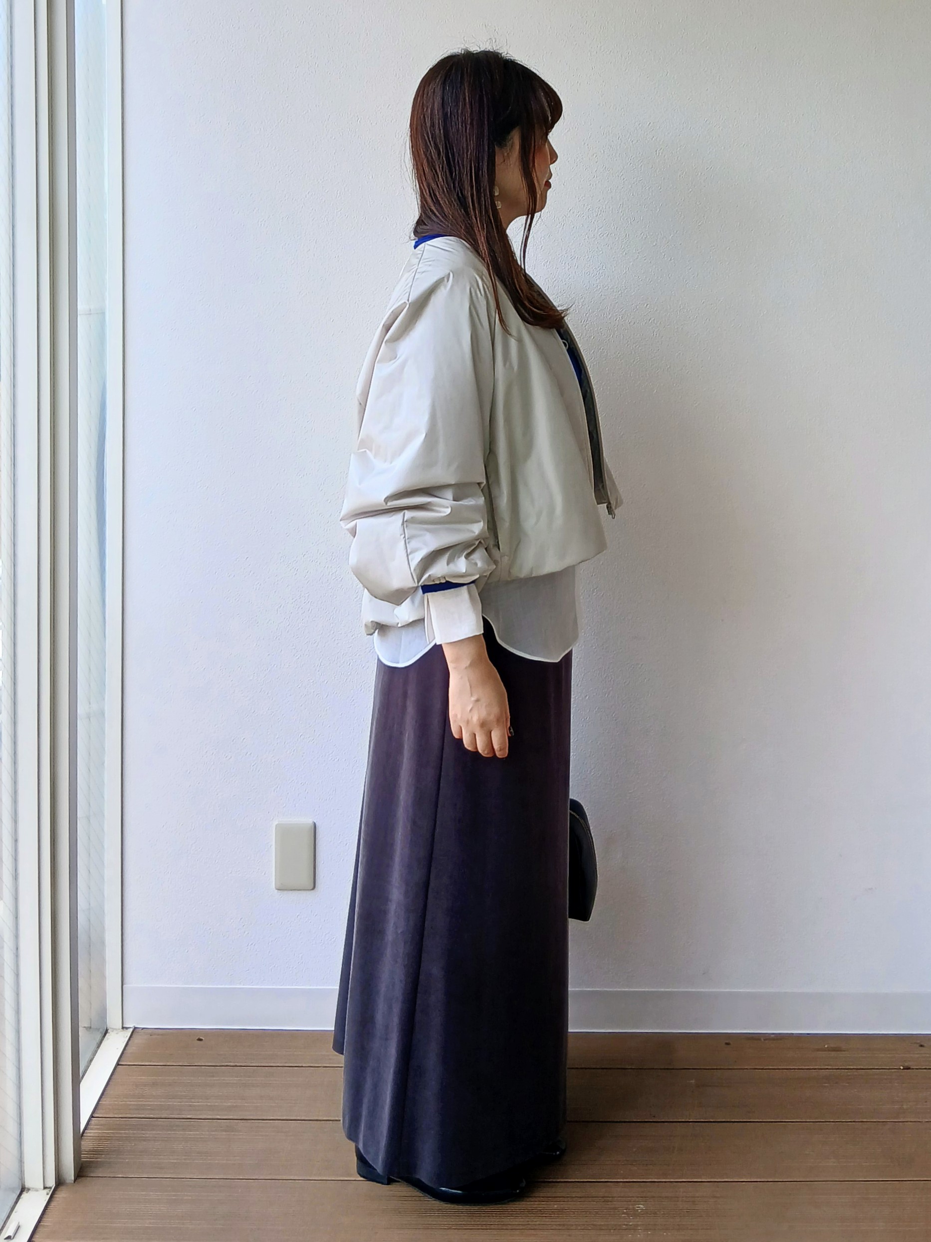 なみきさんの「UNTITLED｜【軽アウター/中綿/秋冬コート】ショートブルゾン」を使ったコーディネート