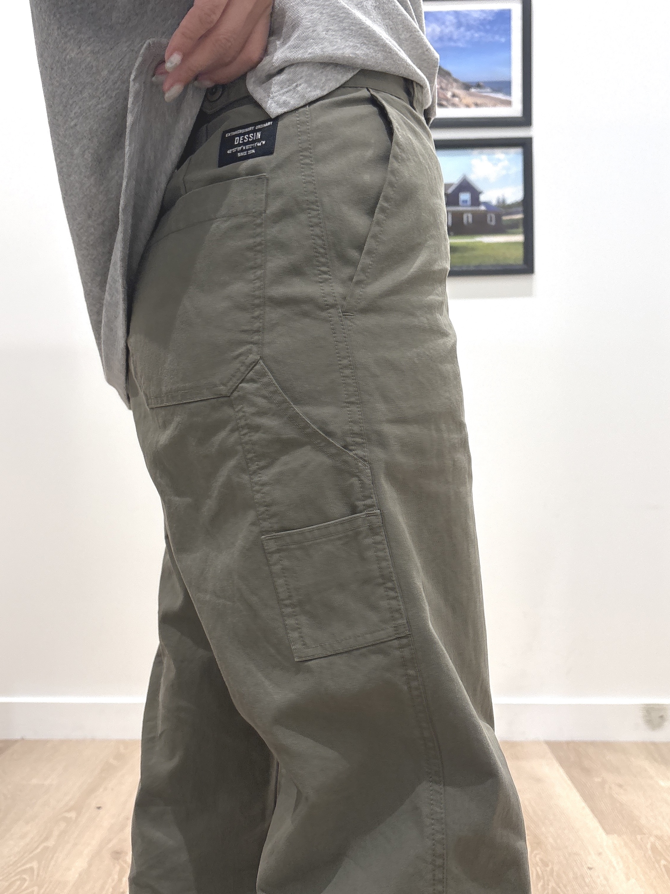 Naoさんの「Dessin｜【洗える/7色展開/XS-L】バックヘンリーミニ裏毛 長袖」を使ったコーディネート