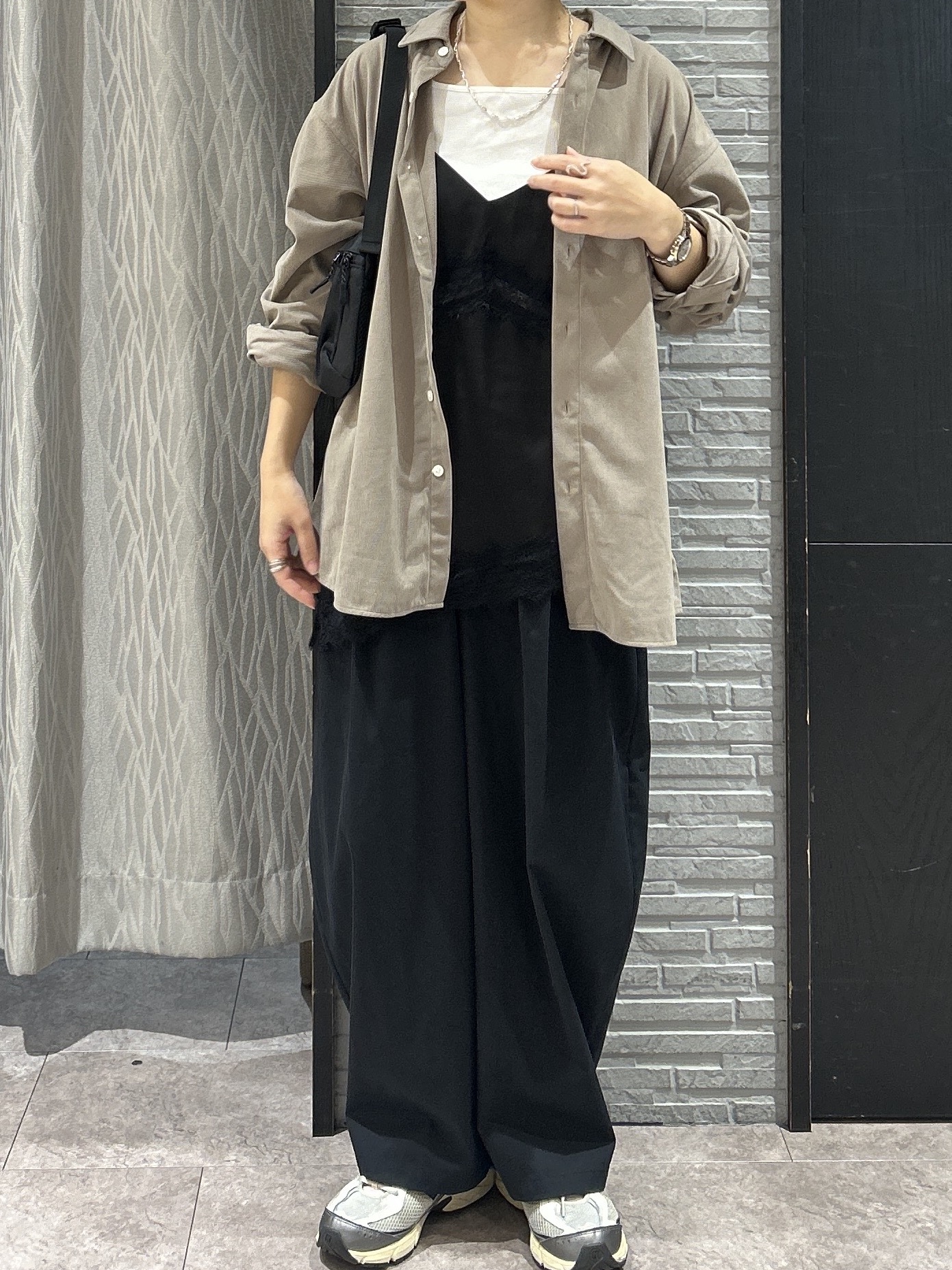 ga_riさんの「THE SHOP TK｜POLO BCS/アソート長袖シャツ」を使ったコーディネート