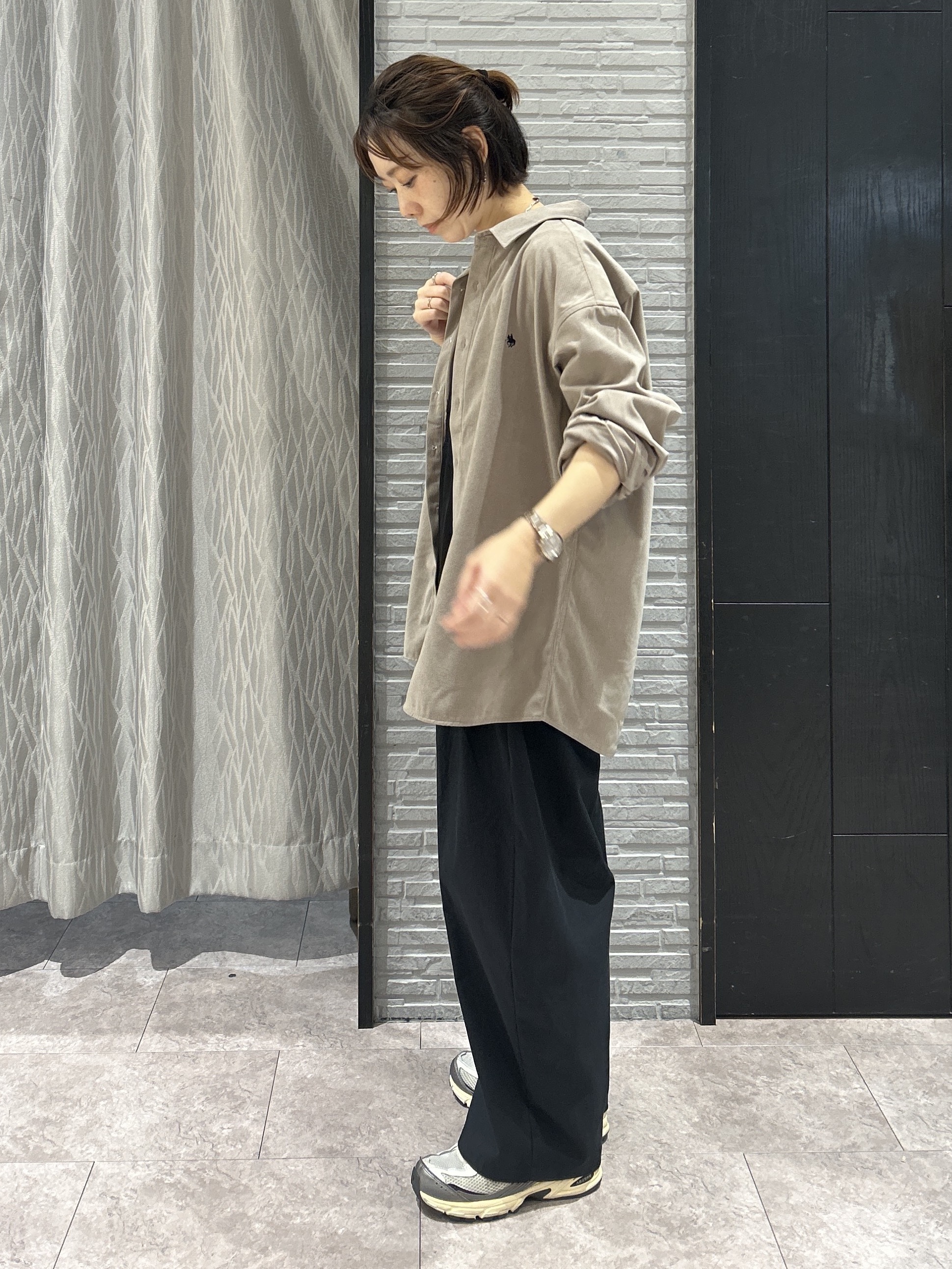 ga_riさんの「THE SHOP TK｜POLO BCS/アソート長袖シャツ」を使ったコーディネート